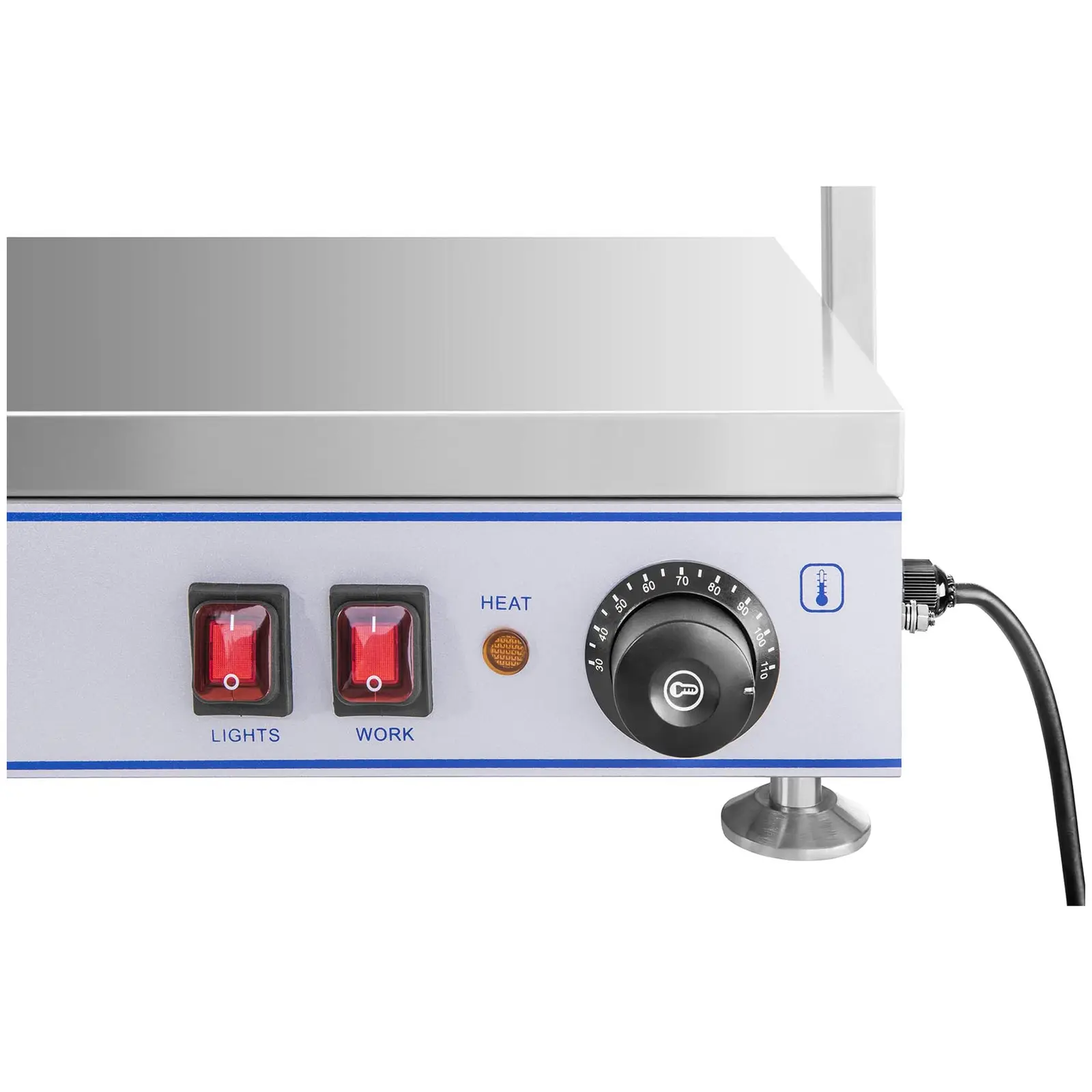 Ohřívací deska s halogenovými lampami-1100 W-ušlechtilá ocel (Výkon [W]: 1100)