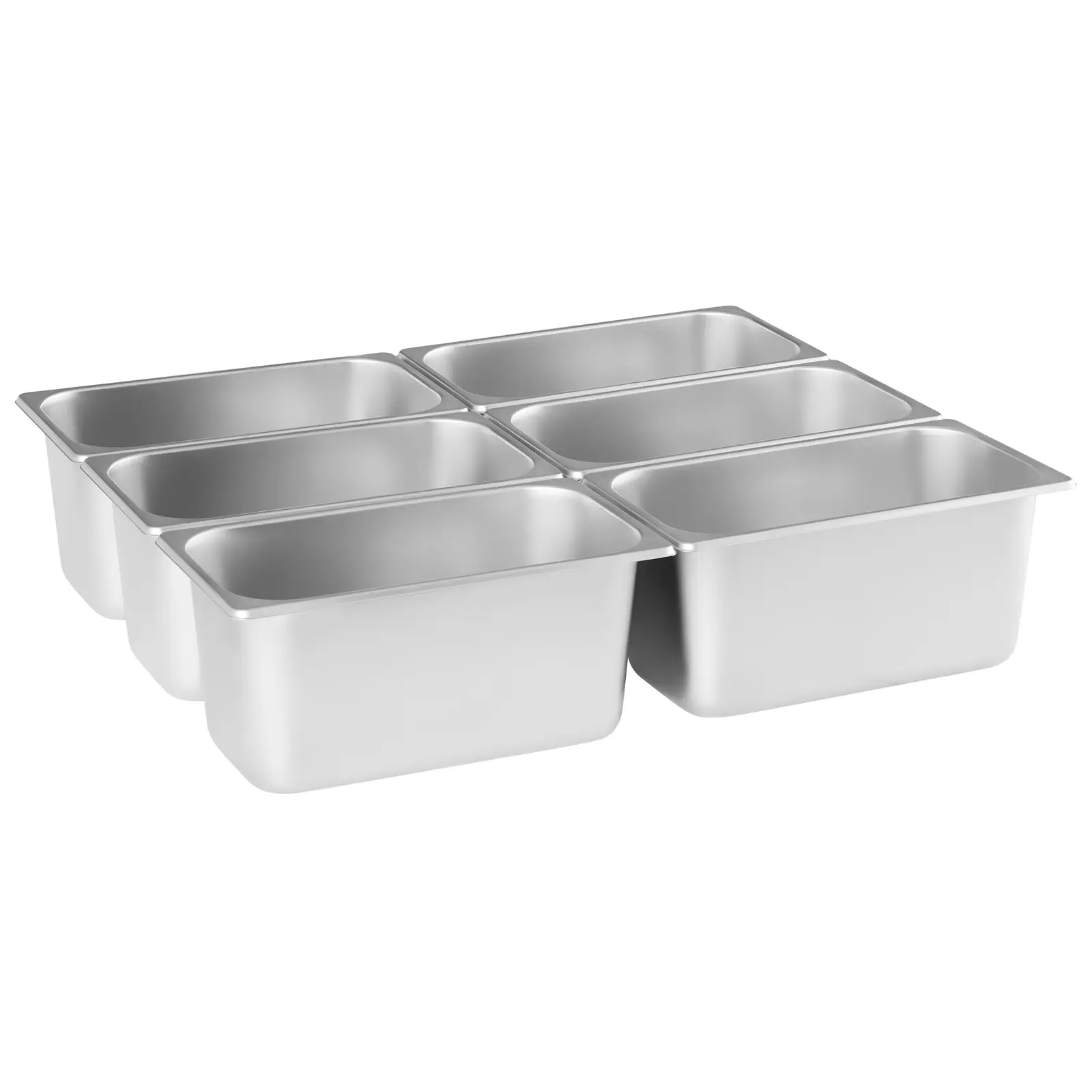 Bain Marie - 2 000 W - 6 x GN nádob 1/3 - s výpustí (Celkový objem: 34.2 l)