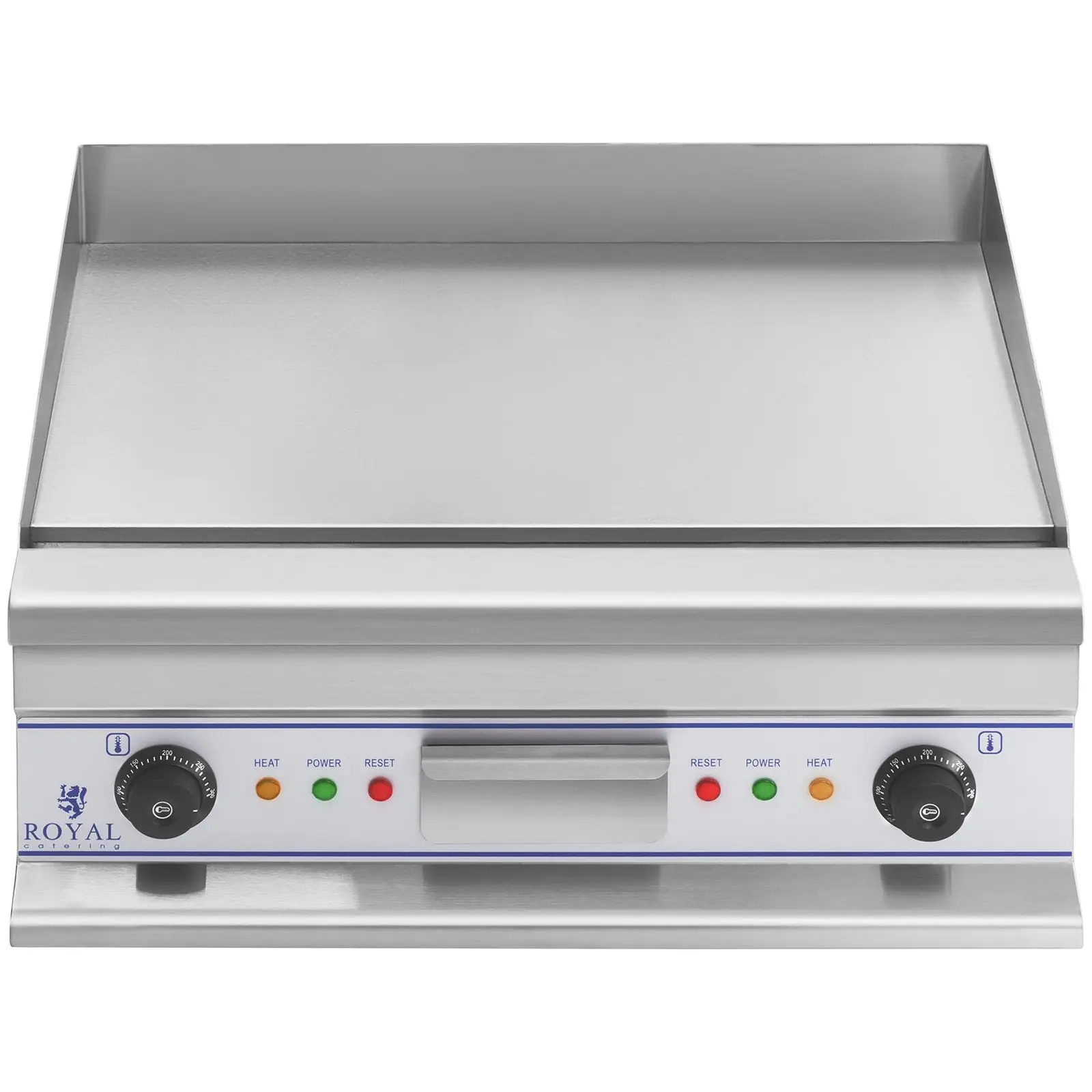 Doppel Elektro Grillplatte - 60 cm - glatt - 2 × 4.000 W