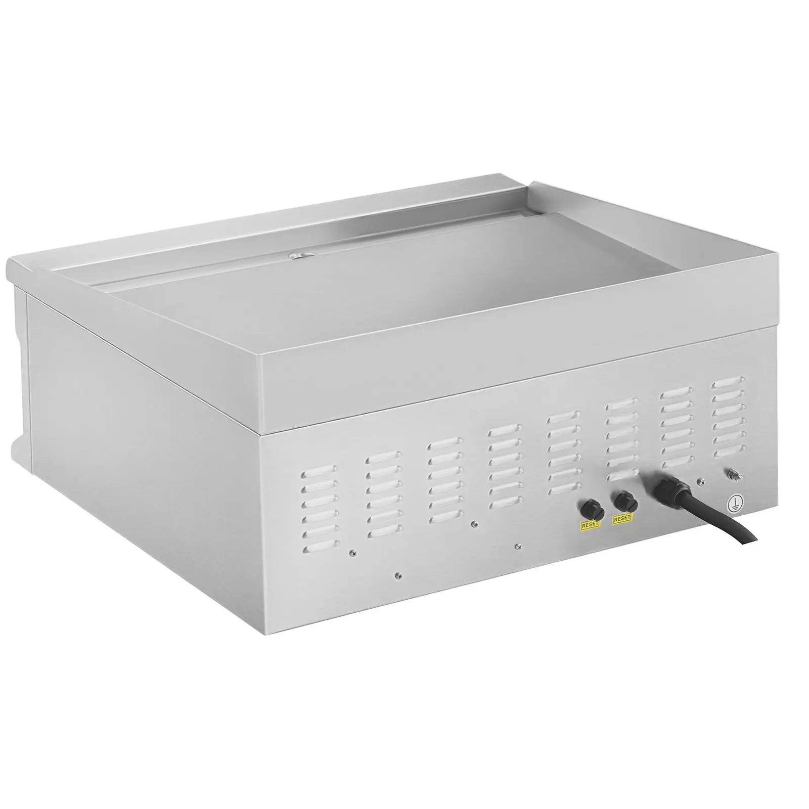 Doppel Elektro Grillplatte - 60 cm - glatt - 2 × 4.000 W