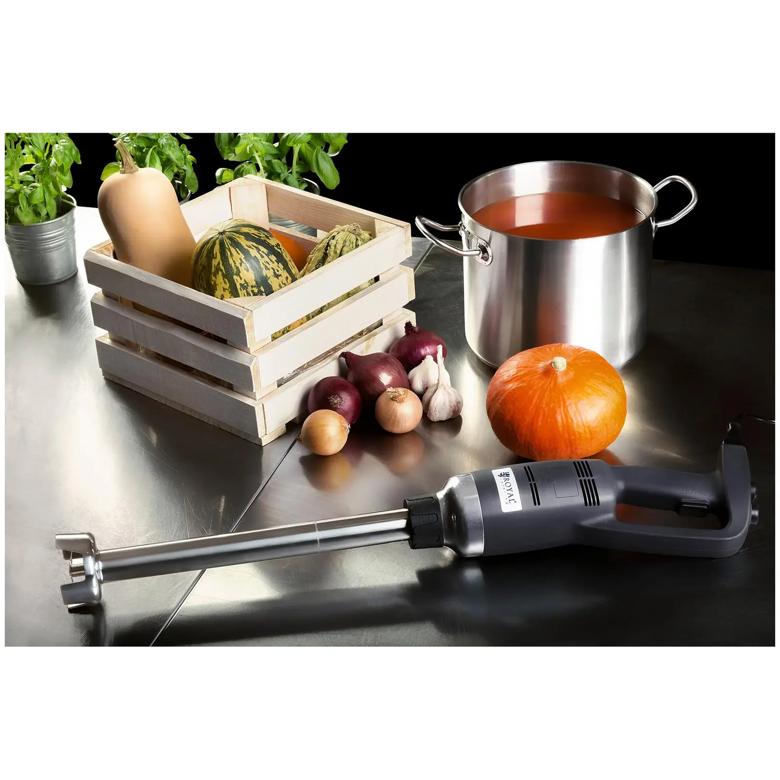 Hand blender - 350 W - 400 mm - 4,000 to 18,000 rpm - 8