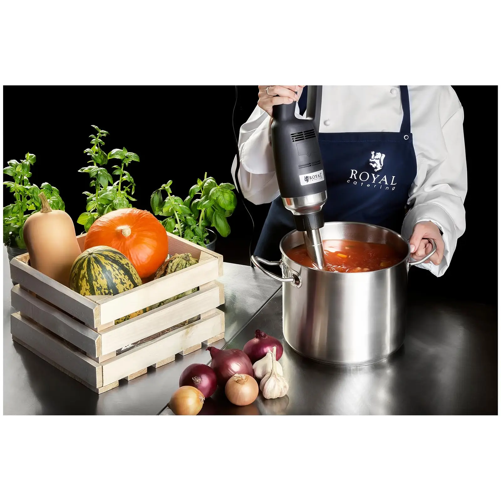 Tyčový mixér - 500 W - 400 mm - nastavitelná rychlost - 6 000–18 000 ot/min (Rozměry (DxŠxV): 17 x 9 x 76 cm)