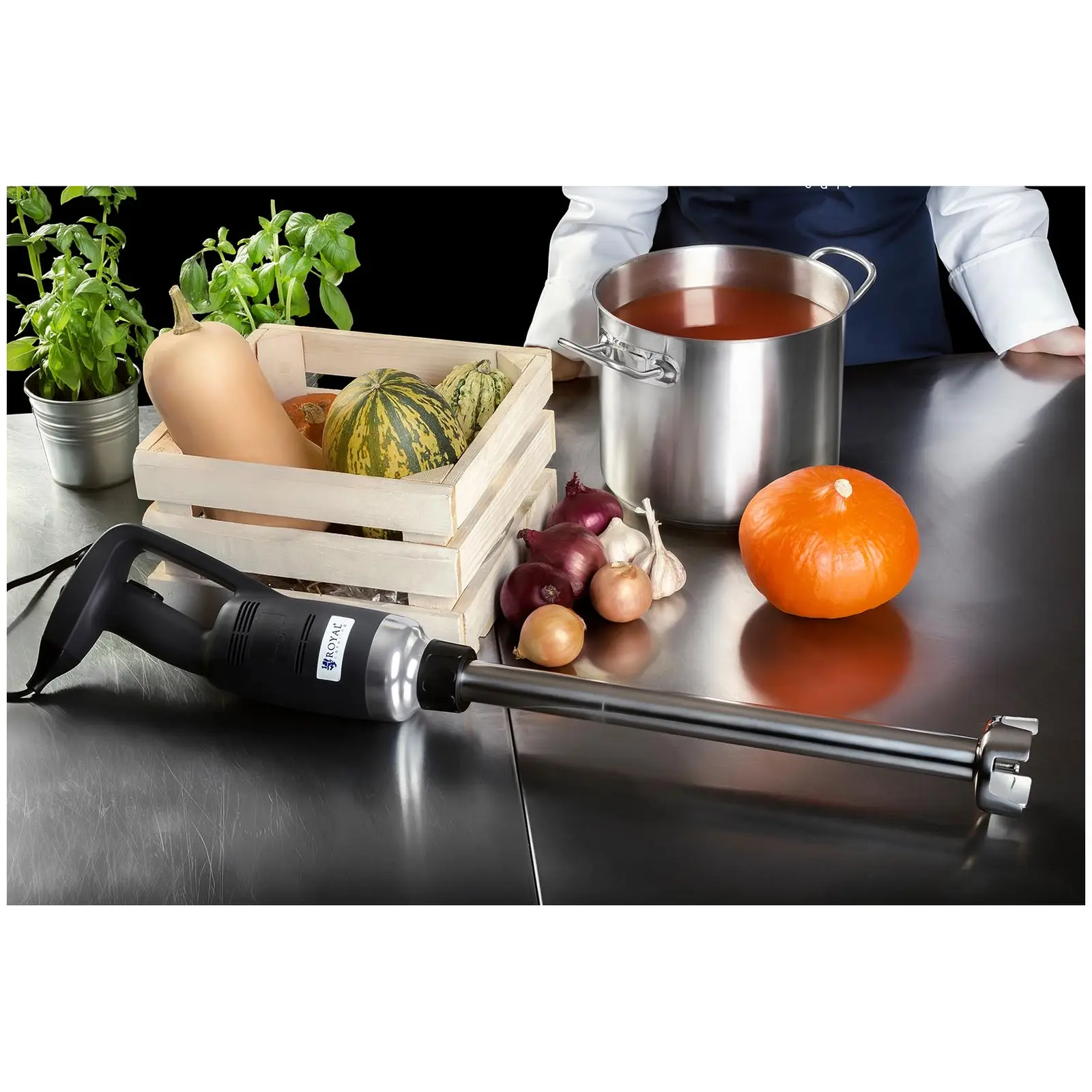 Tyčový mixér - 500 W - 500 mm - nastavitelná rychlost - 6 000 až 18 000 ot/min (Rychlost otáček [ot/min]: 6 000–18 000)