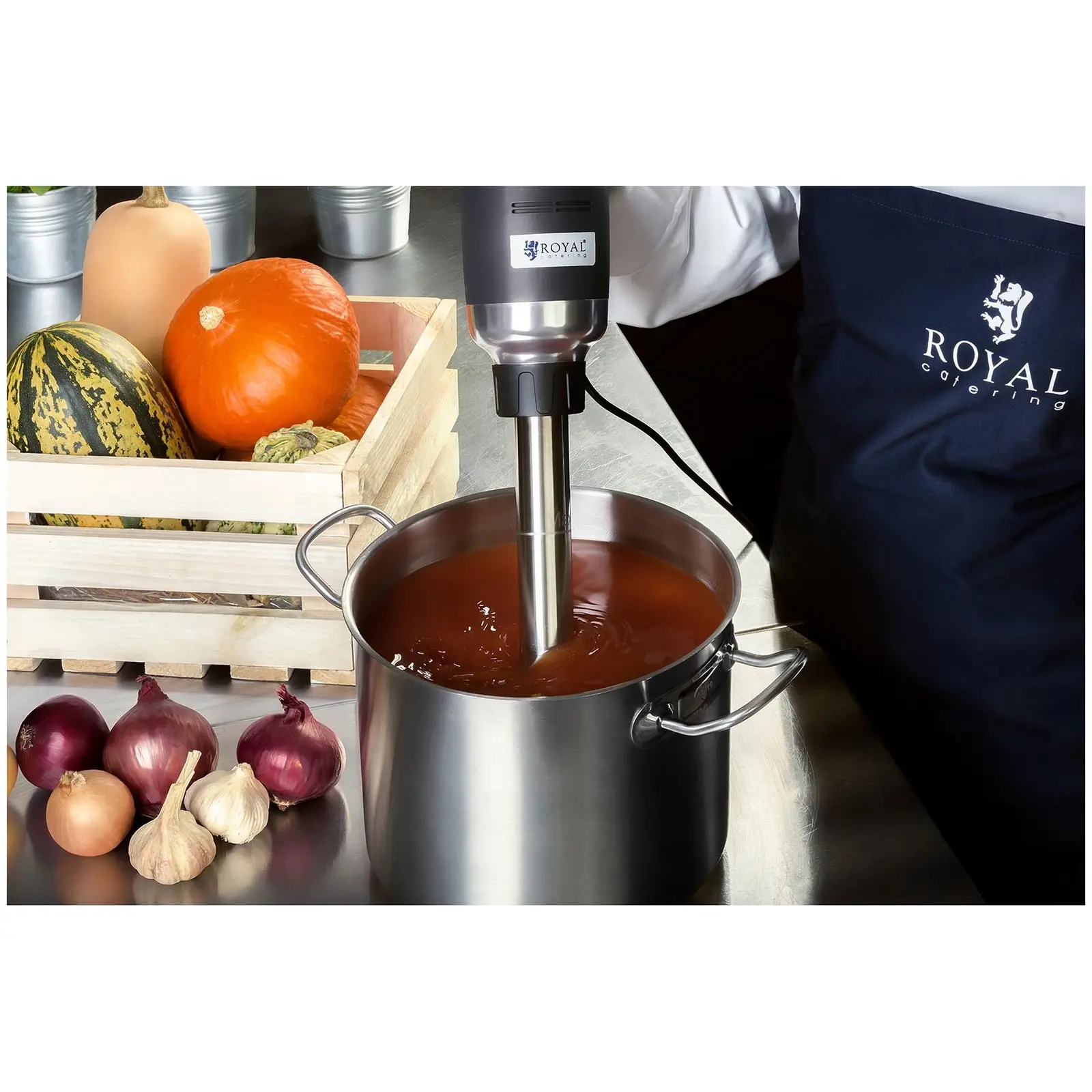 Tyčový mixér - 500 W - 500 mm - nastavitelná rychlost - 6 000 až 18 000 ot/min (Rozměry (DxŠxV): 17 x 9 x 86 cm)