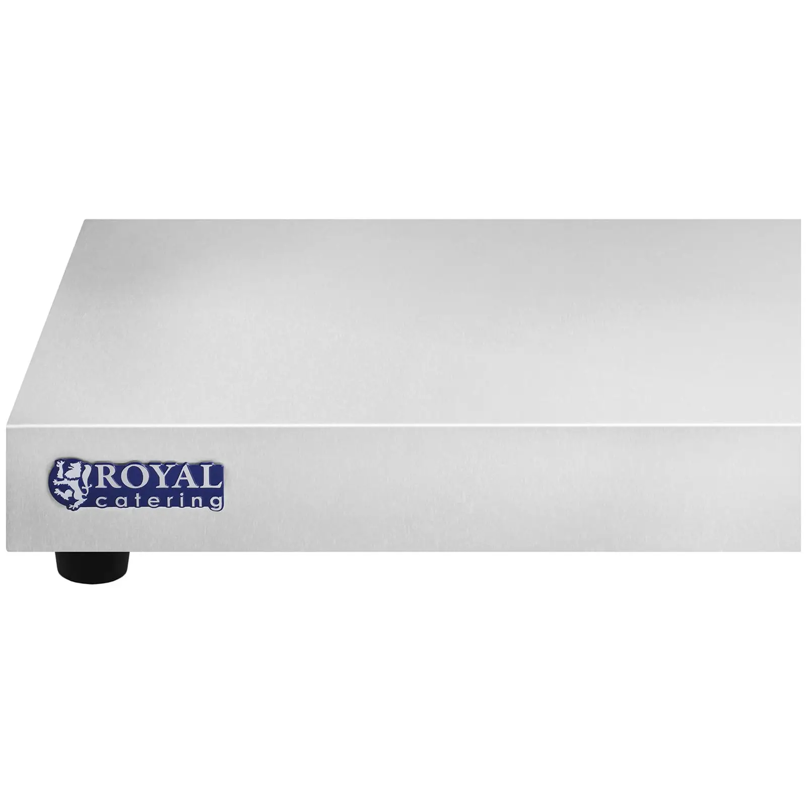 Warmhalteplatte - 250 W - Edelstahl - 50 cm (Farbe: Silbern)