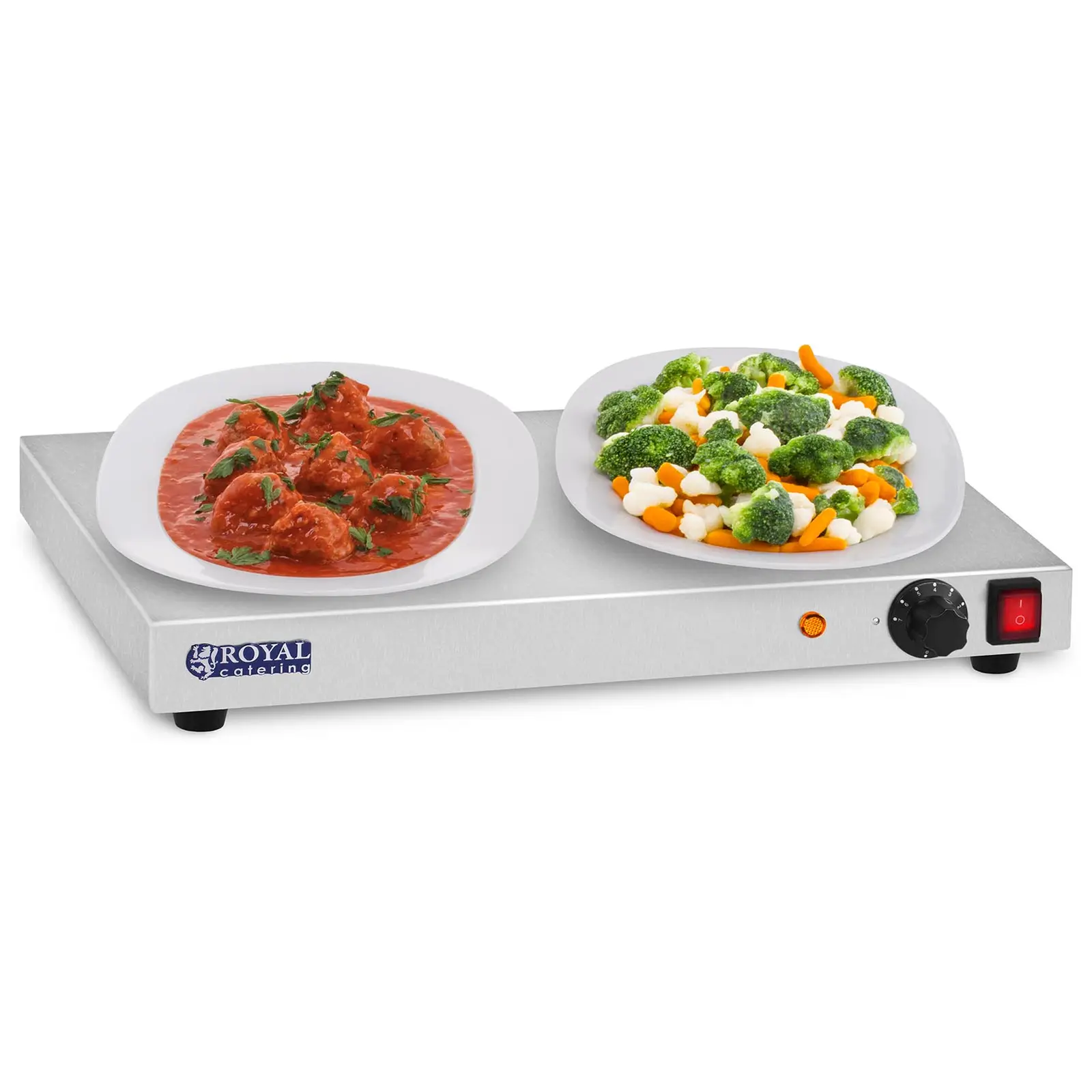 Warmhalteplatte - 250 W - Edelstahl - 50 cm (Leistung [W]: 250)