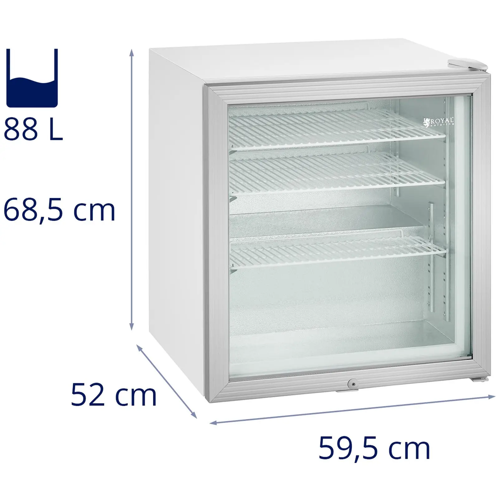 Mini mraznička - 88 l (Barva: Bílá)