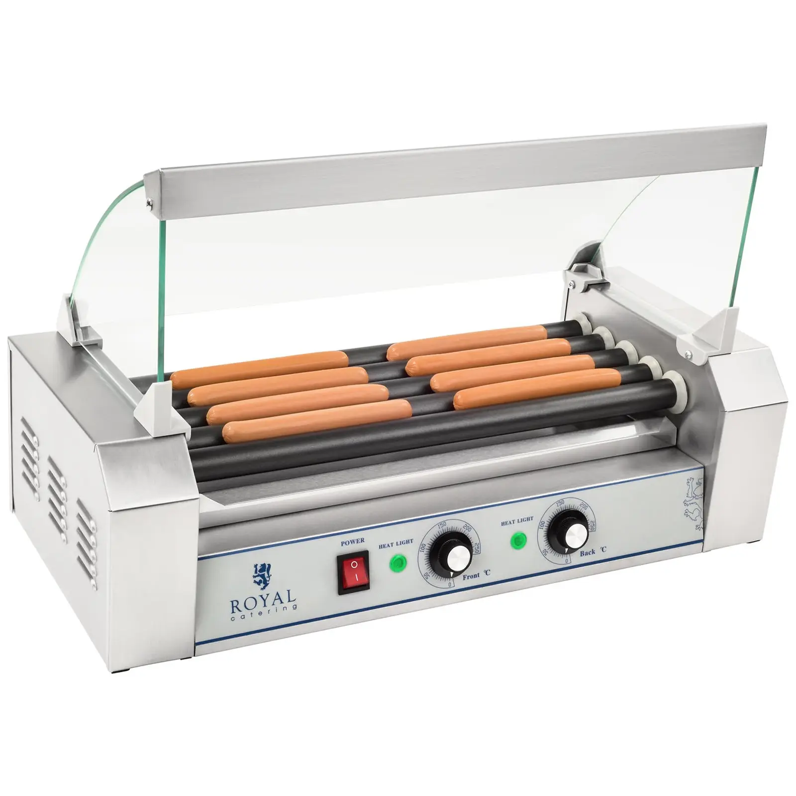 Hot Dog Grill - 5 Rollen - Teflon