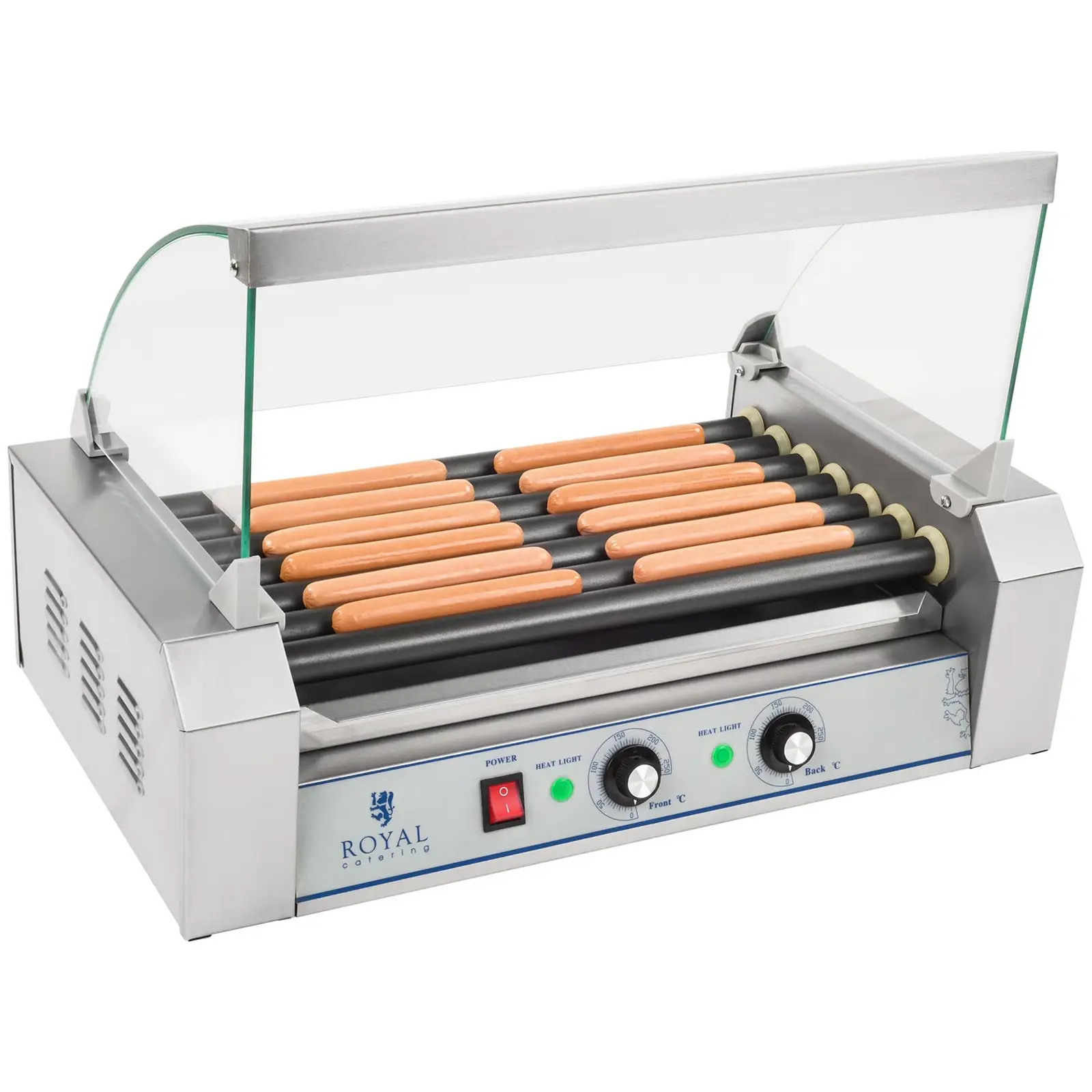 Gril na párky - na hotdogy - 1 400 W - 12 párkov	