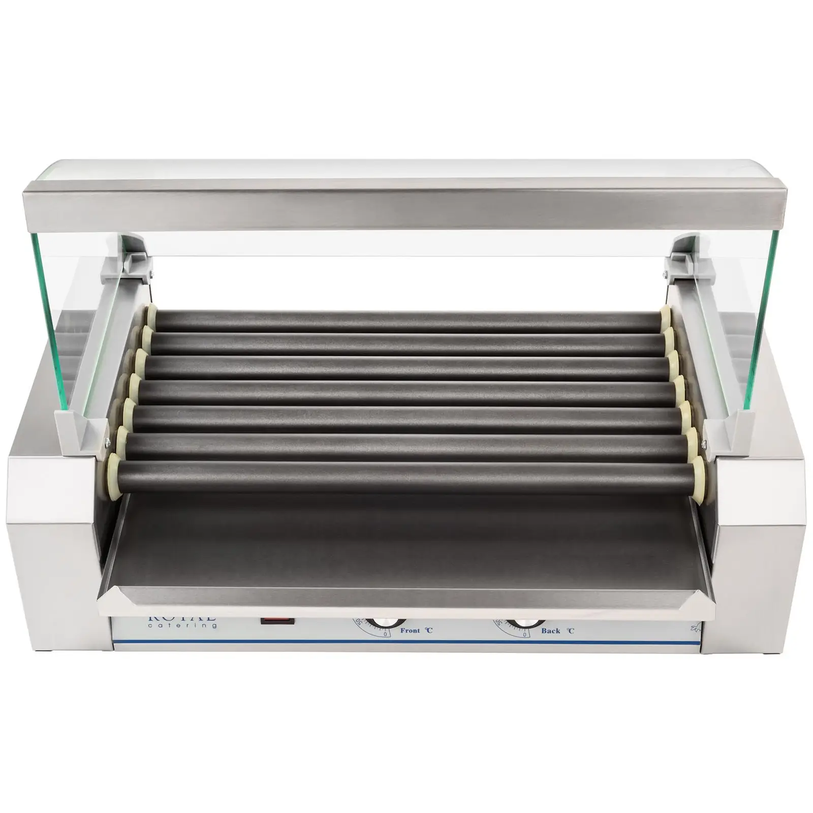 Roller grill - urządzenie do hot-dogów - 1400 W - 12 parówek