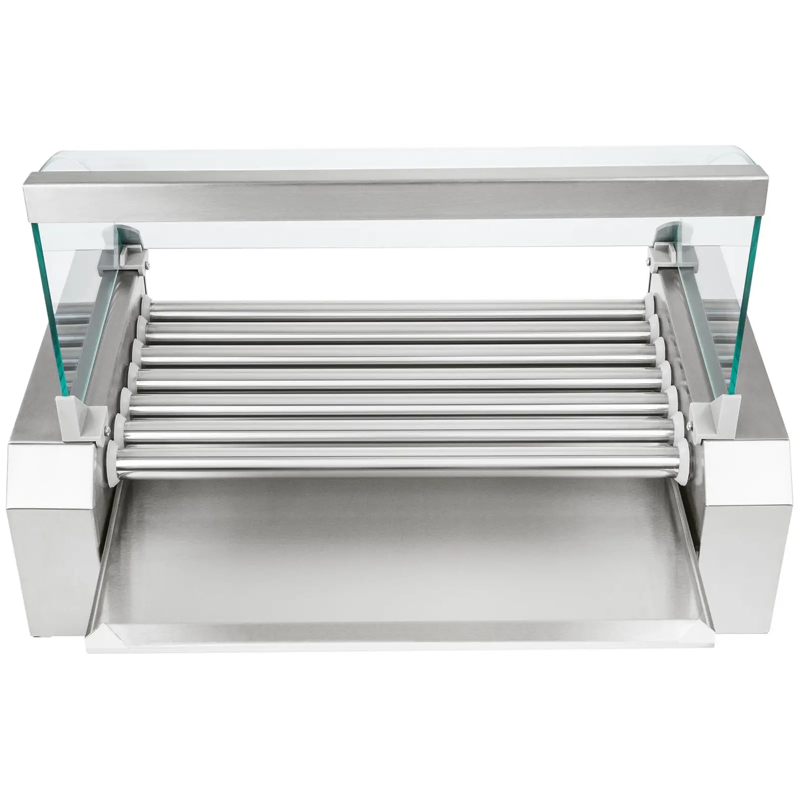 Hot Dog Grill - 7 Rollen - Edelstahl (Schublade: Nein)