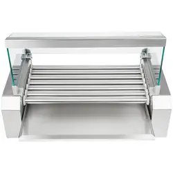 Hot Dog Grill - 7 rollers - stainless steel