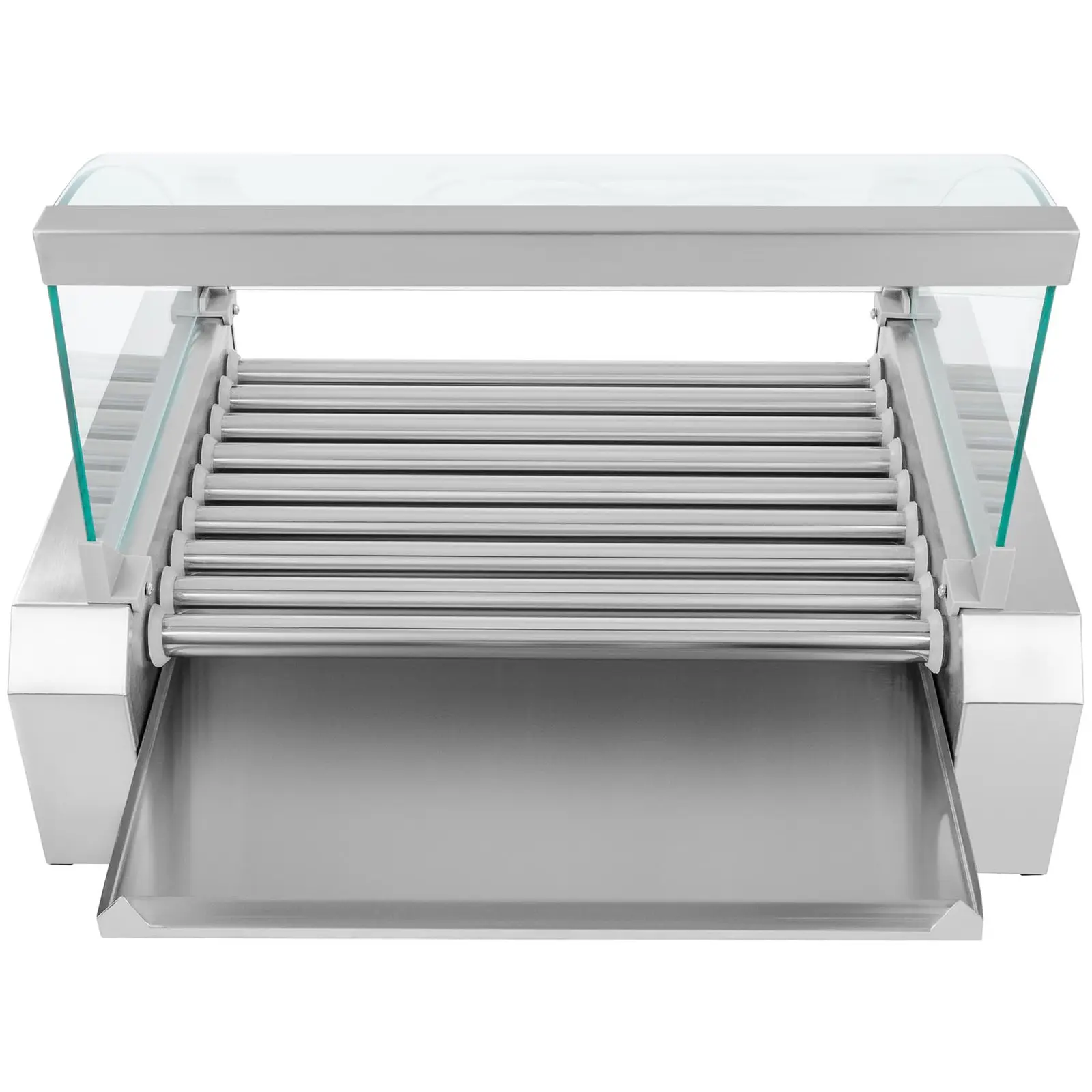 Hot Dog Grill - 9 rollers - stainless steel