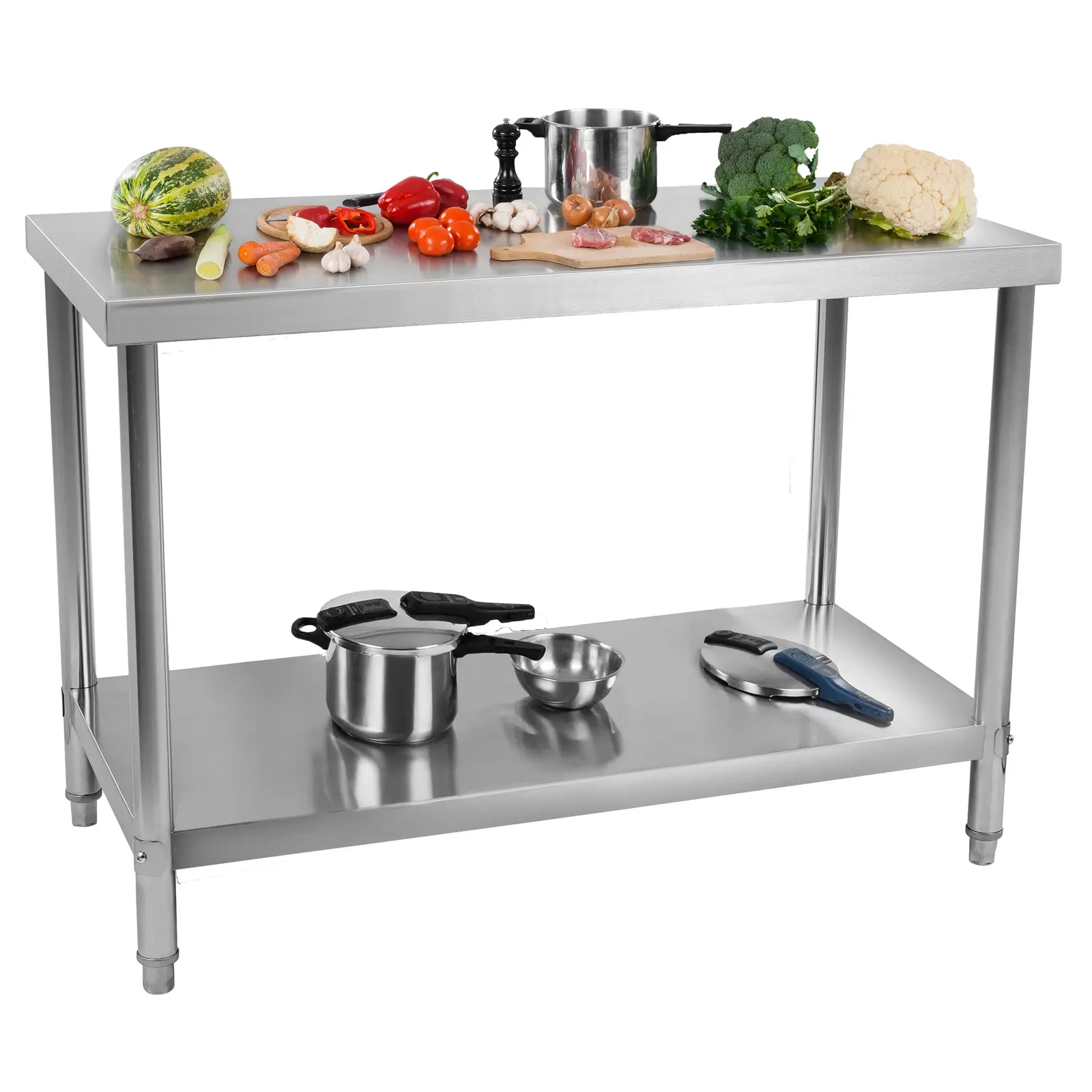 Occasion Table de travail inox - ECO - 100 x 60 cm - 400 kg - Royal Catering