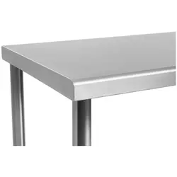 Τραπέζι από ανοξείδωτο ατσάλι - 100 x 60 cm - ικανότητα φορτίου 114 kg
