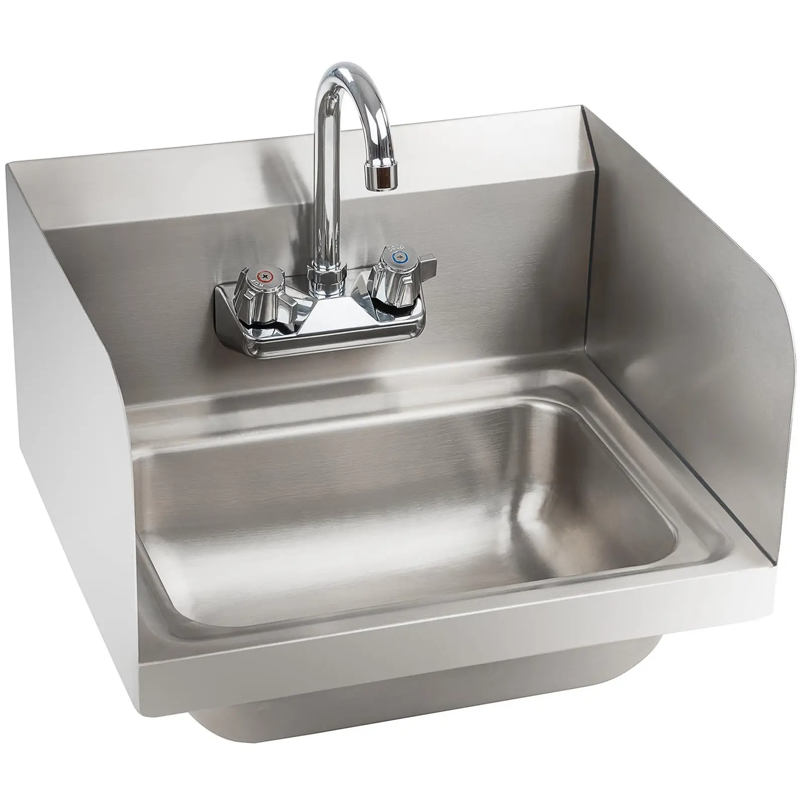 Lavatório profissional aço inox com torneira - Imagem do produto