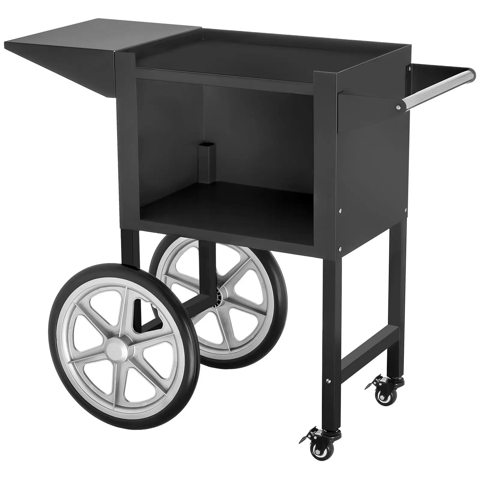 Popcorn Maker with trolley - black