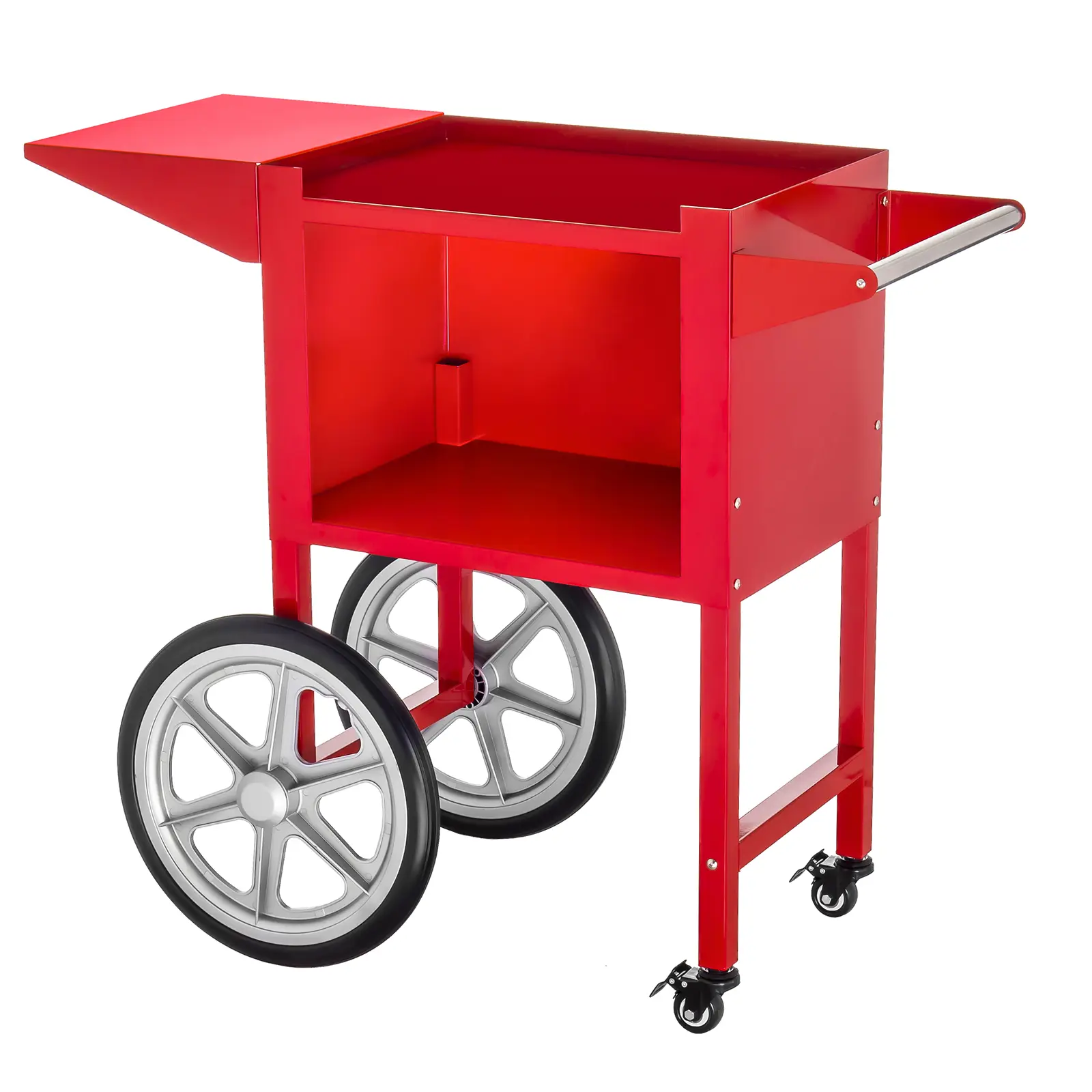 Popcorn Machine with Cart - retro design - red