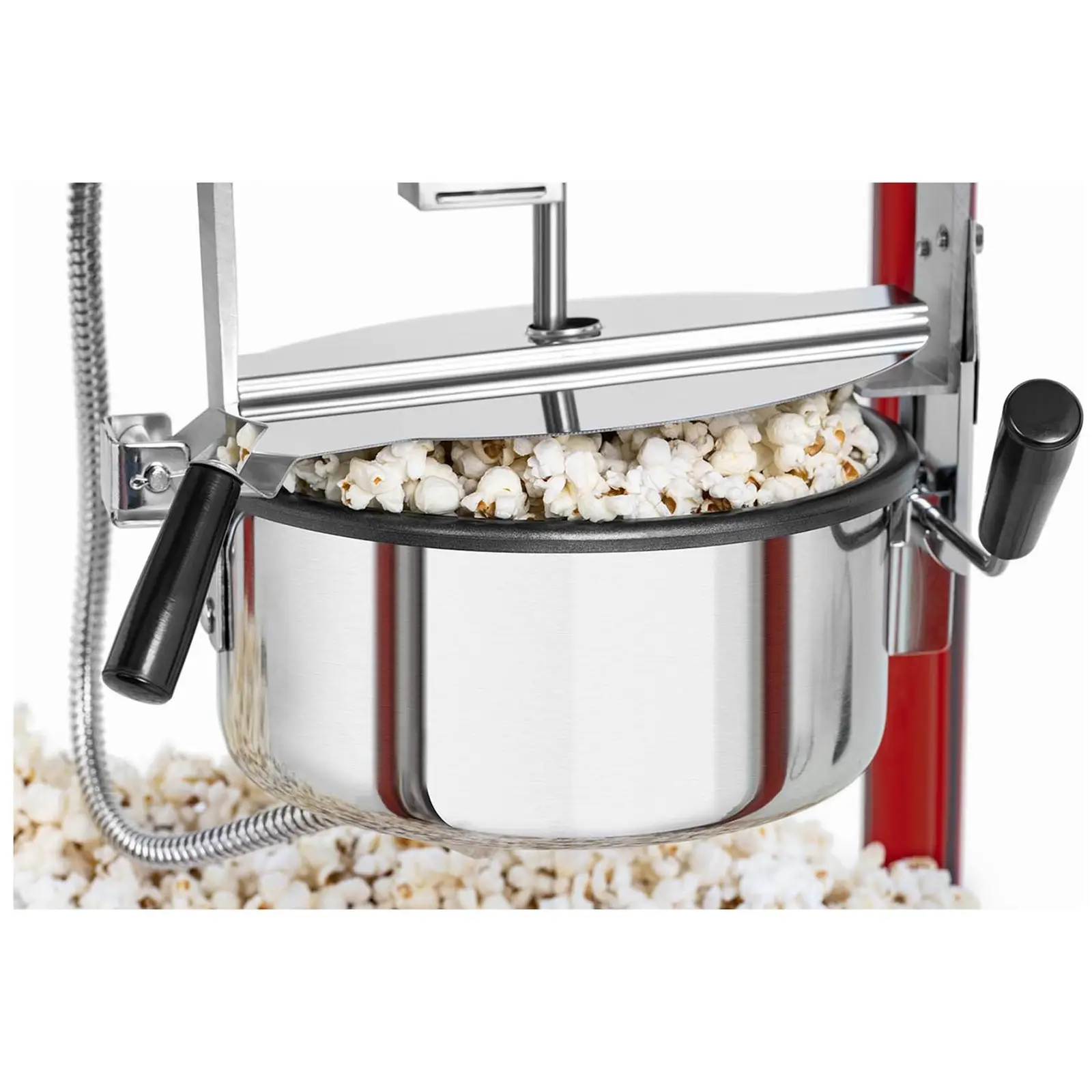 Popcornmaschine - 1500 W - 5 kg/h - USA-Design - rot - Royal Catering - 5