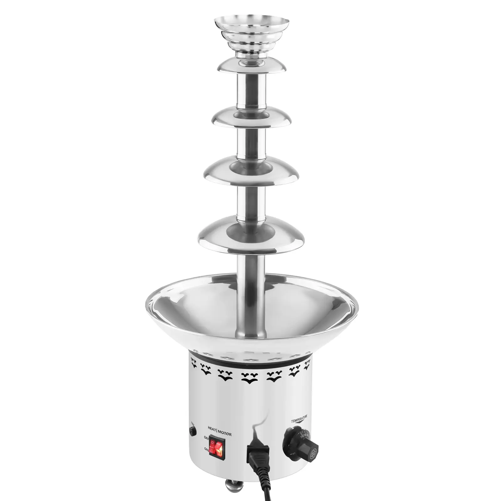 Fontana di cioccolato professionale - 5 piani - 6 kg - 2