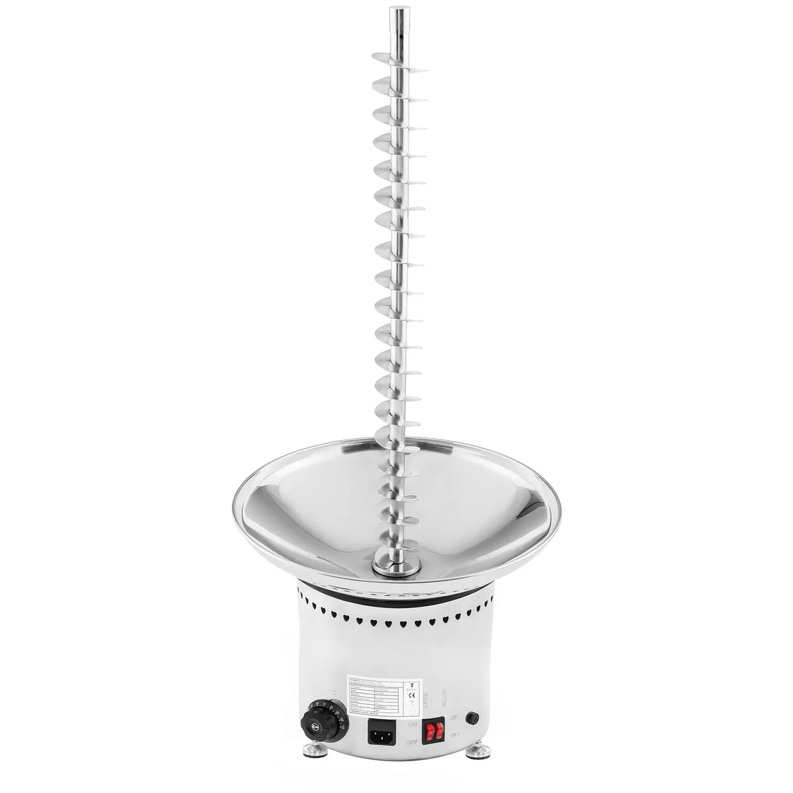 Fontaine à chocolat - 5 étages - 6 kg (Contenance du bol collecteur: 6 kg)