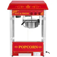 Popcornmachine - Retro design - Rood