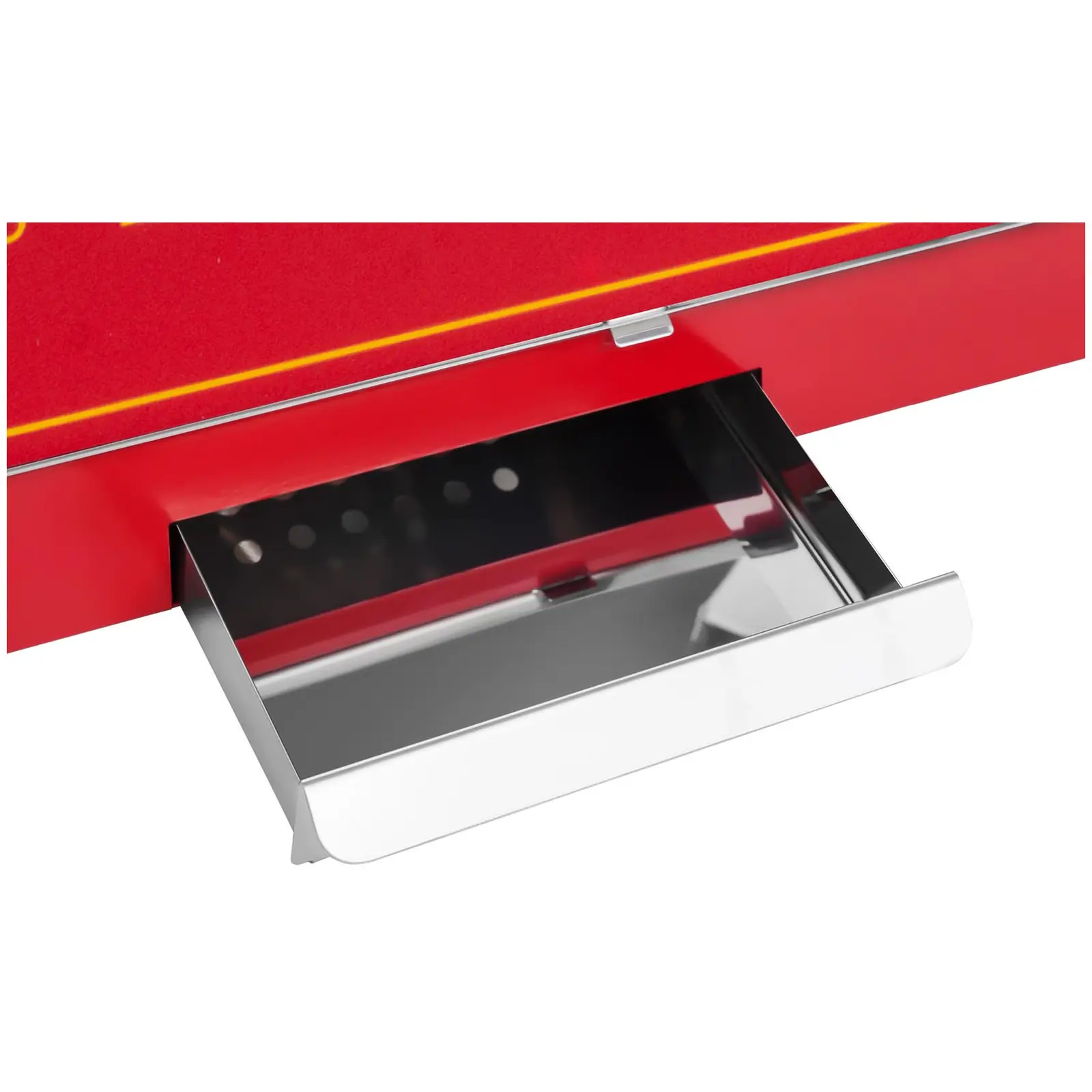Machine à popcorn - Design rétro - rouge (Tiroir ramasse-miette: Oui)