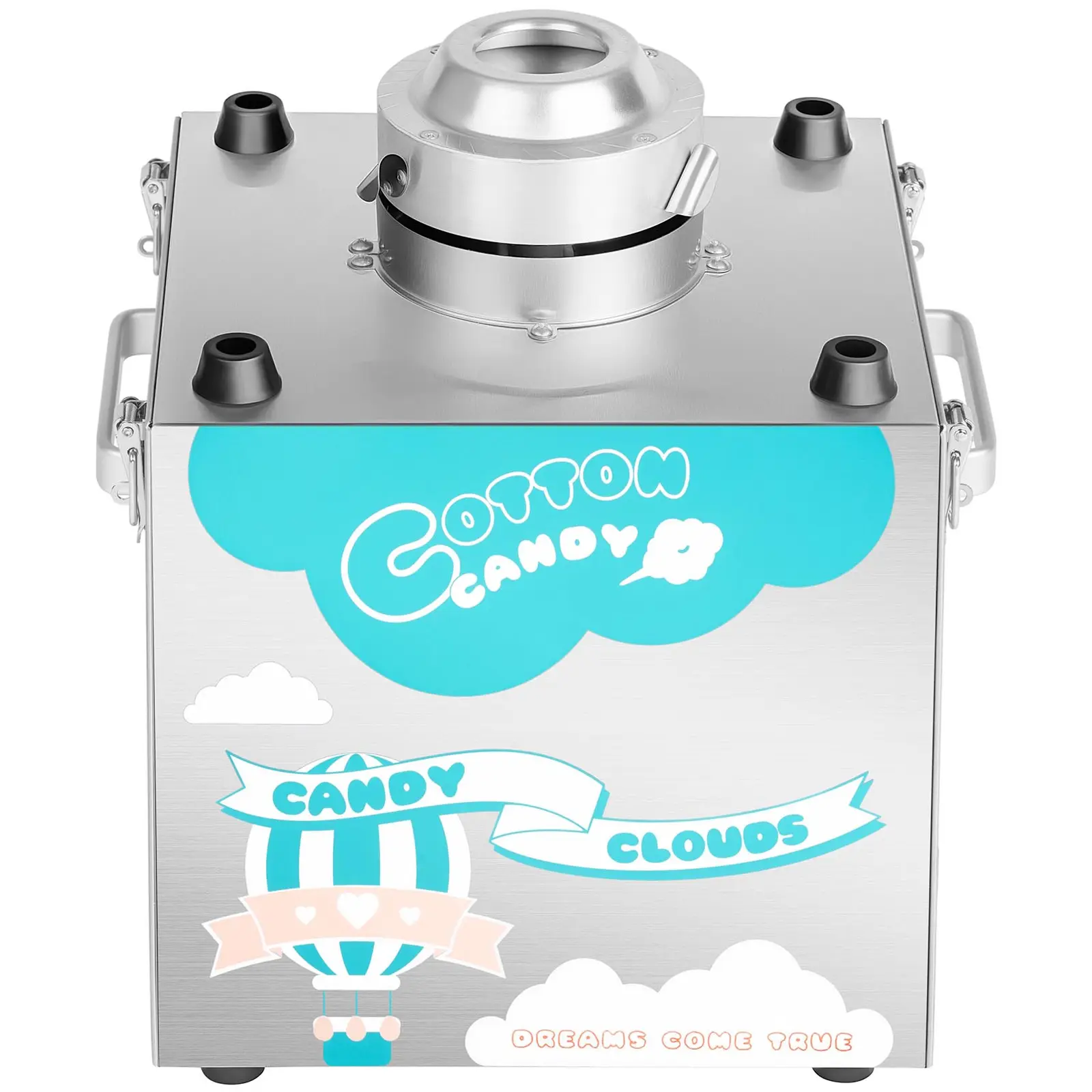 Candy Floss Machine - 52 cm - stainless steel - shock absorber