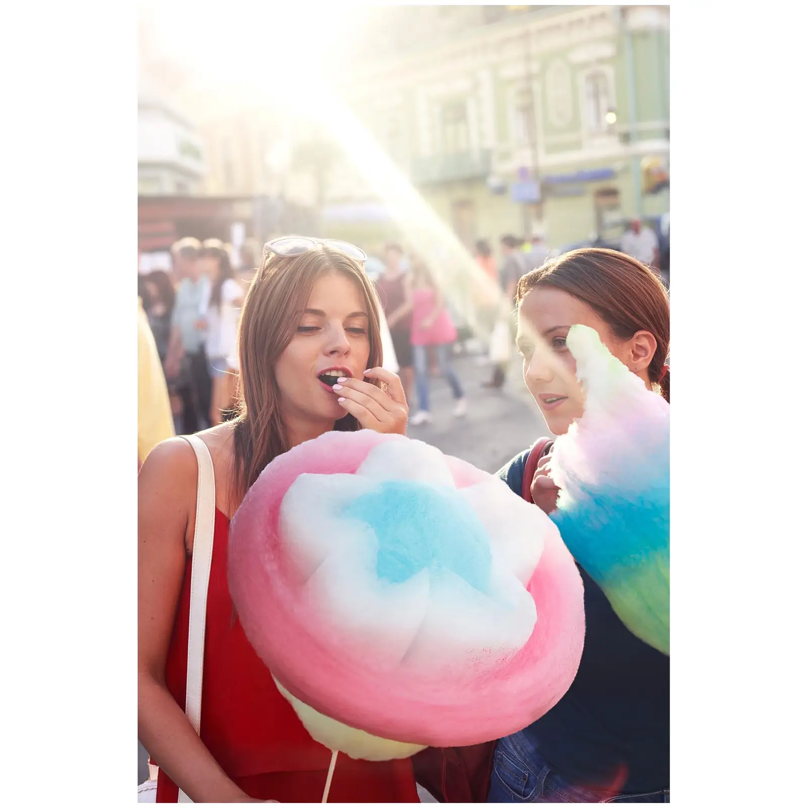 Candy Floss Machine - 52 cm - stainless steel - shock absorber