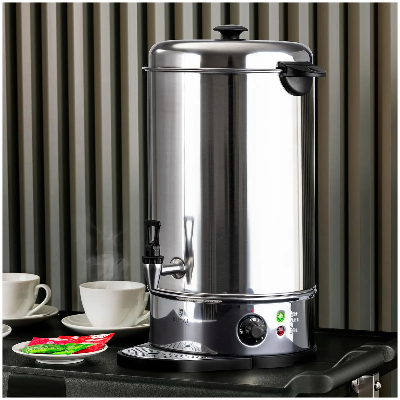  Varný termos - 20 litrů - 2200 W - odkapávací miska (Vnější ukazatel hladiny vody: Ne)