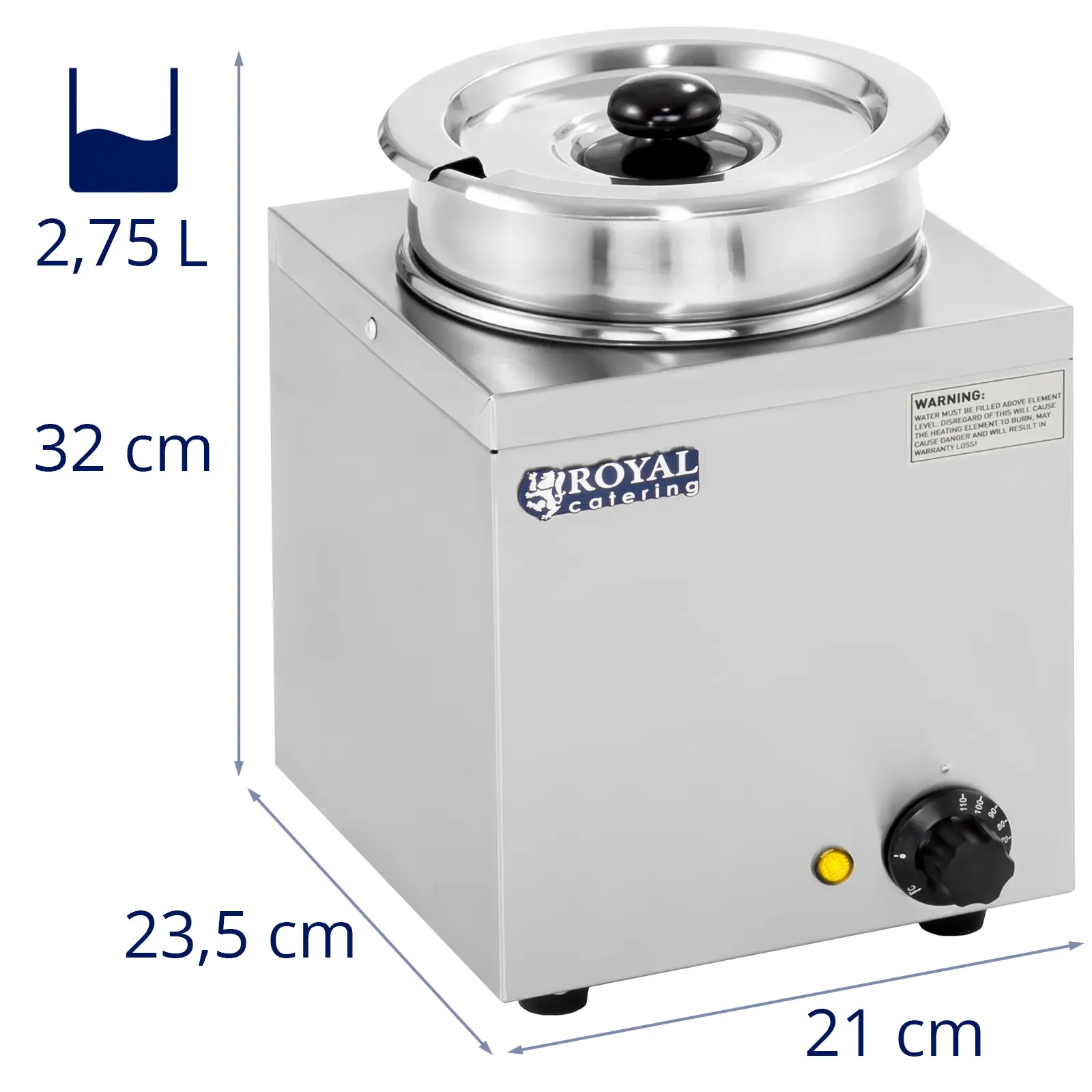 Polévková stanice - 1 x 2,75 litru - 150 W (Výkon [W]: 150)