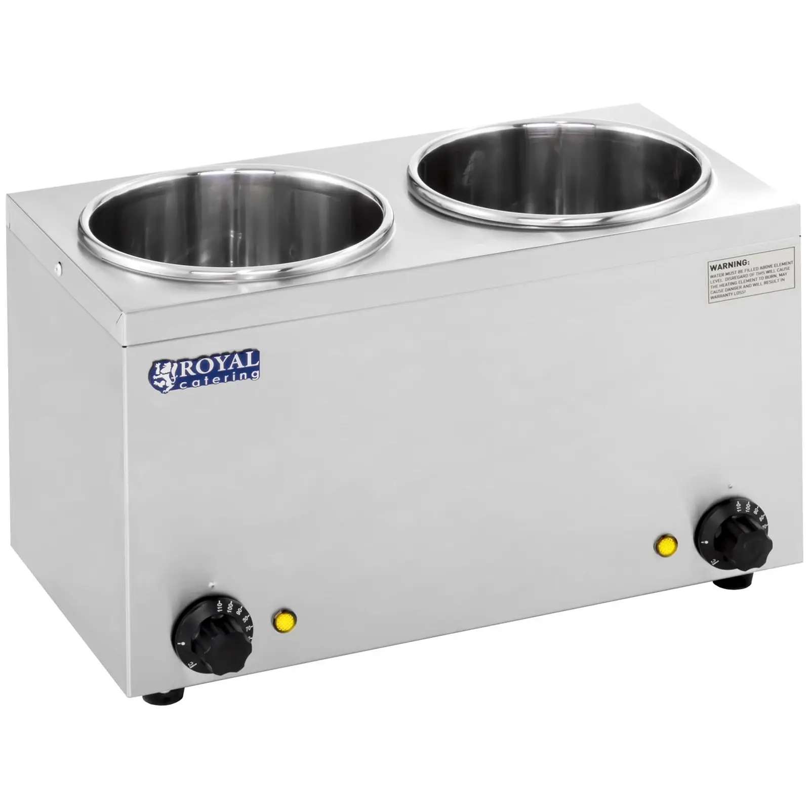 Polévková stanice - 2 x 2,75 litru - 300 W (Výpustný kohout: Ne)