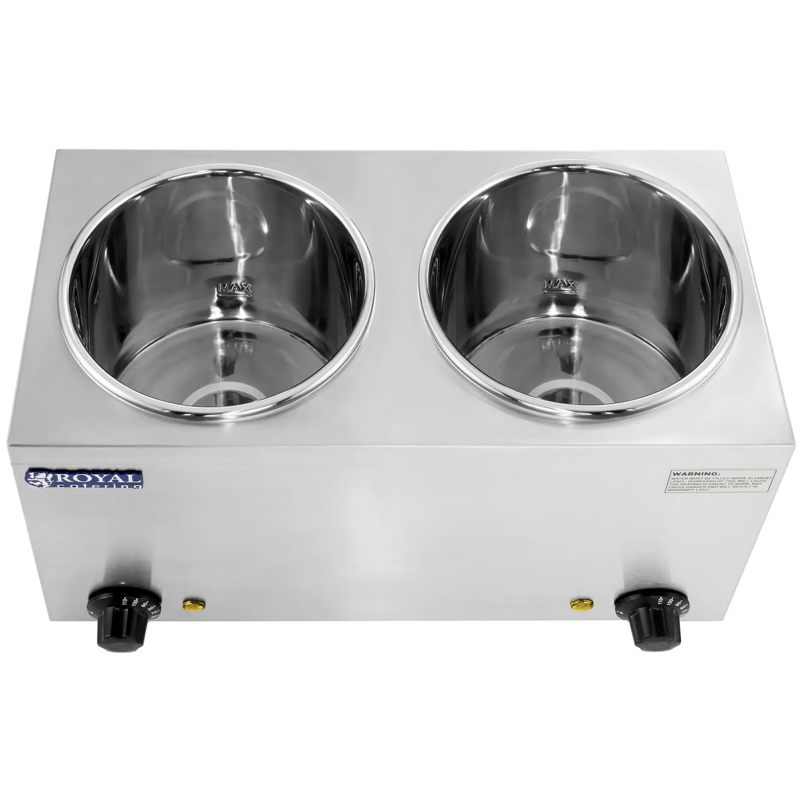 Stazione elettrica per zuppe - 2 x 2,75 Litri - 300 W