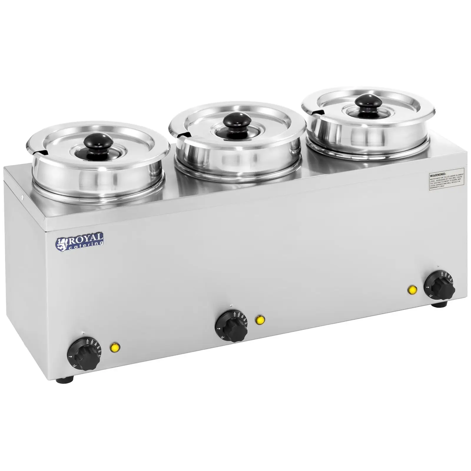 Soup Warmer - 3 x 2,75 litres - 450 W