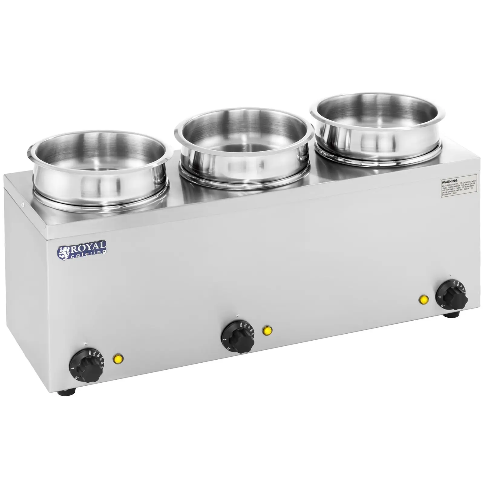 Distributeur de soupe - 3 x 2,75 l - 450 W