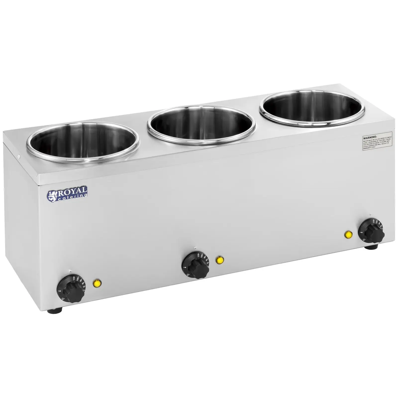 Soup Warmer - 3 x 2,75 litres - 450 W