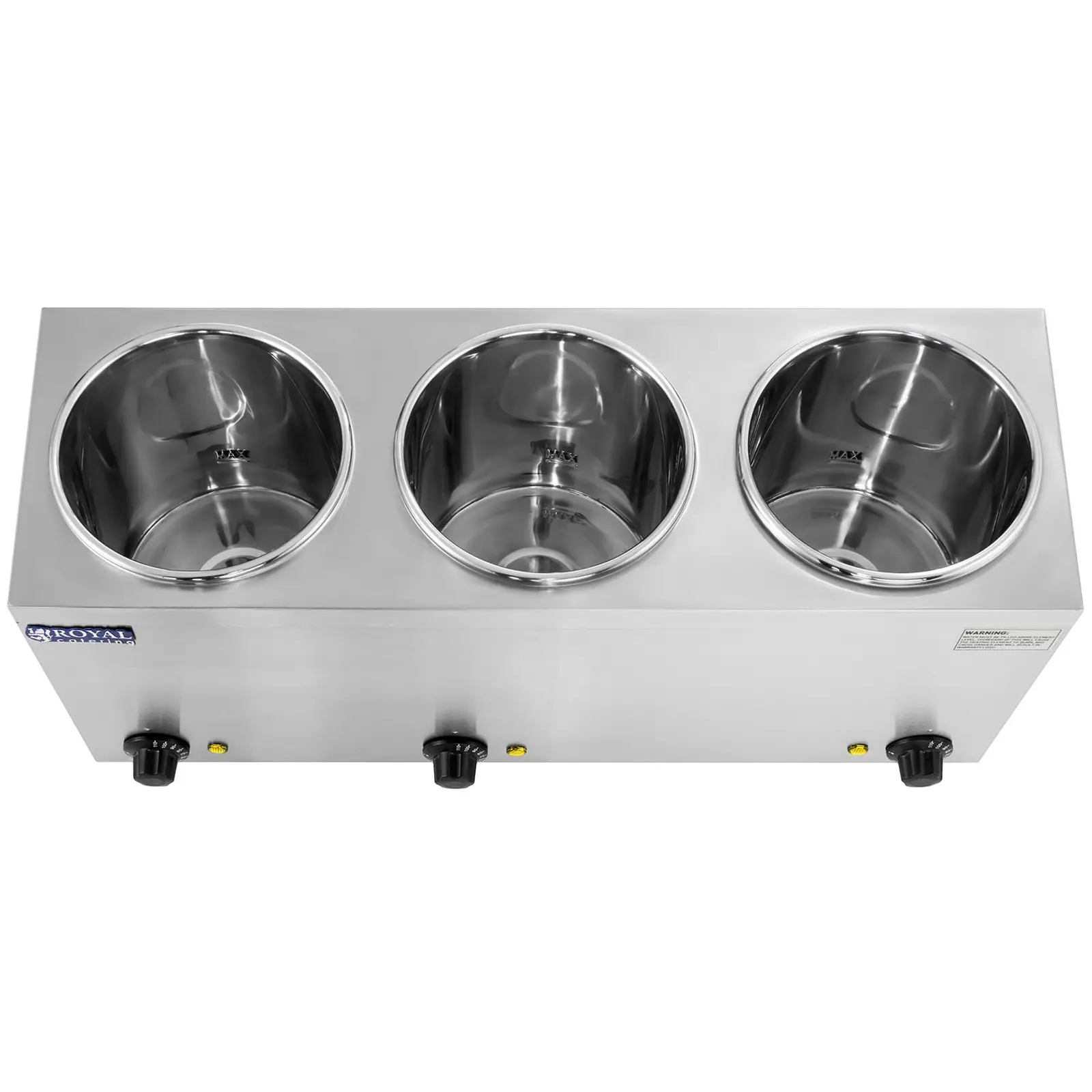 Stazione elettrica per zuppe - 3 x 2,75 Litri - 450 W