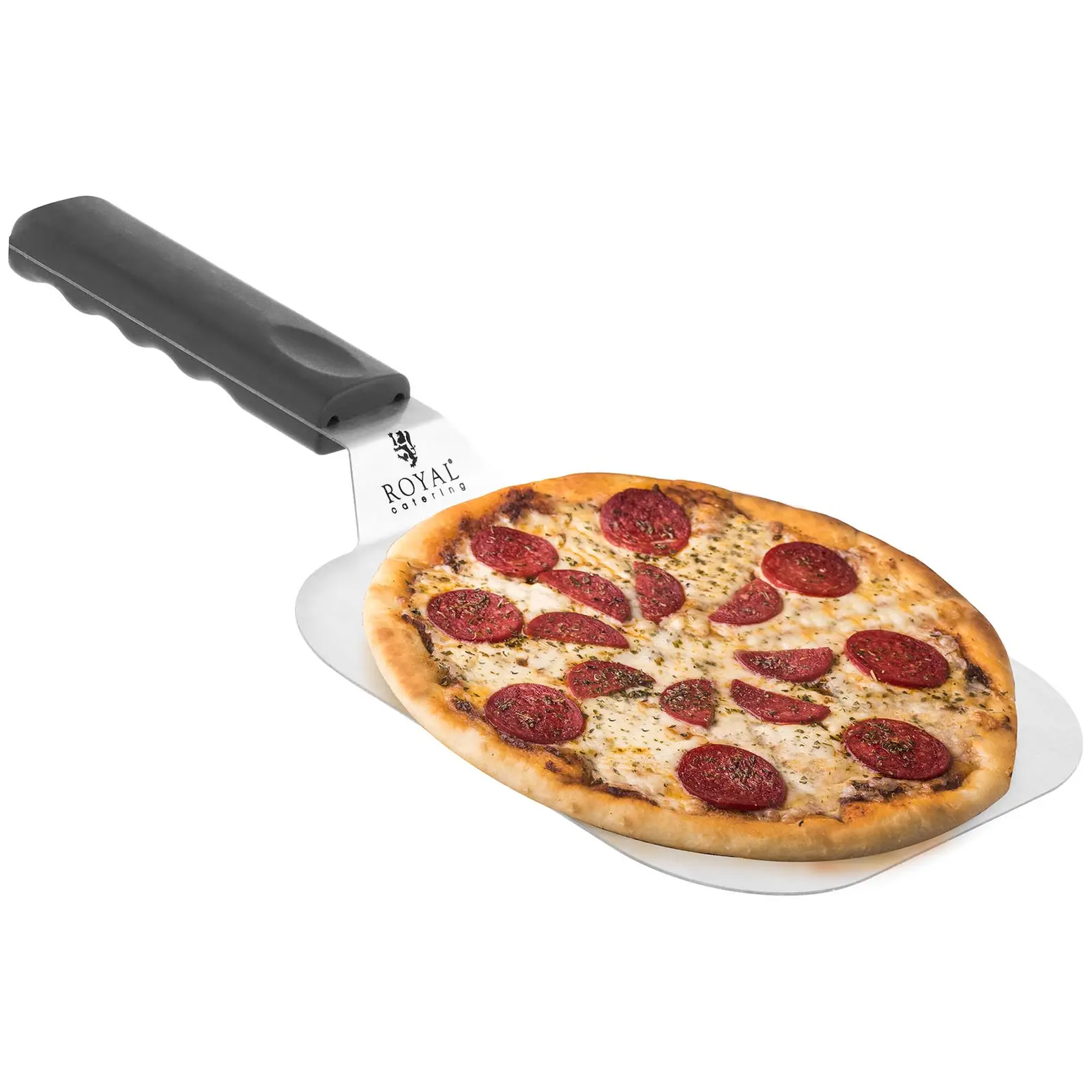 Pizzaspade - rostfritt stål - 38 cm - plasthandtag