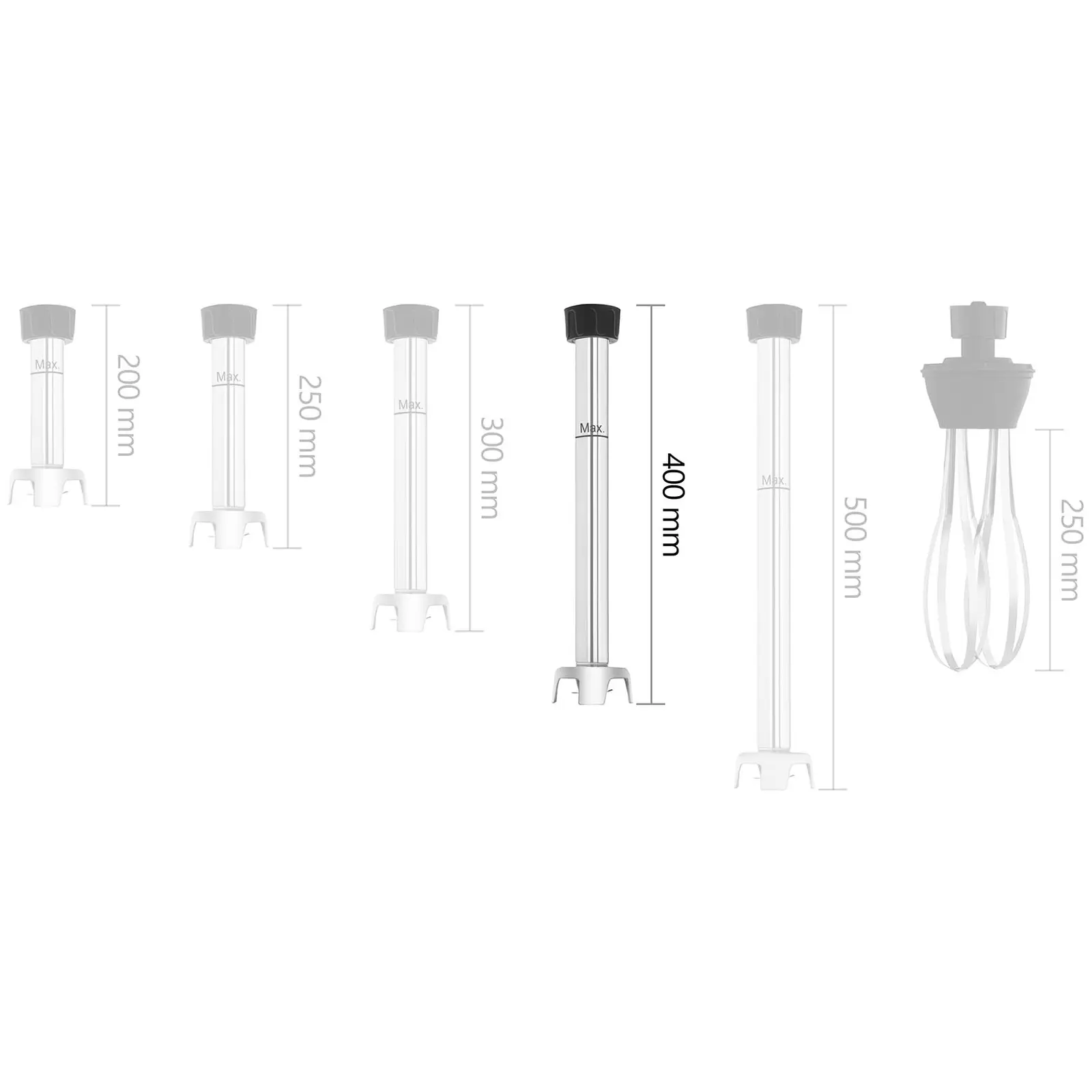 Asta per frullatore a immersione - 400 mm