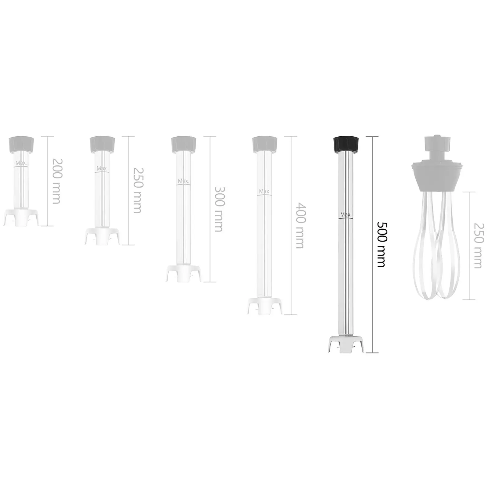 Asta per frullatore a immersione - 500 mm