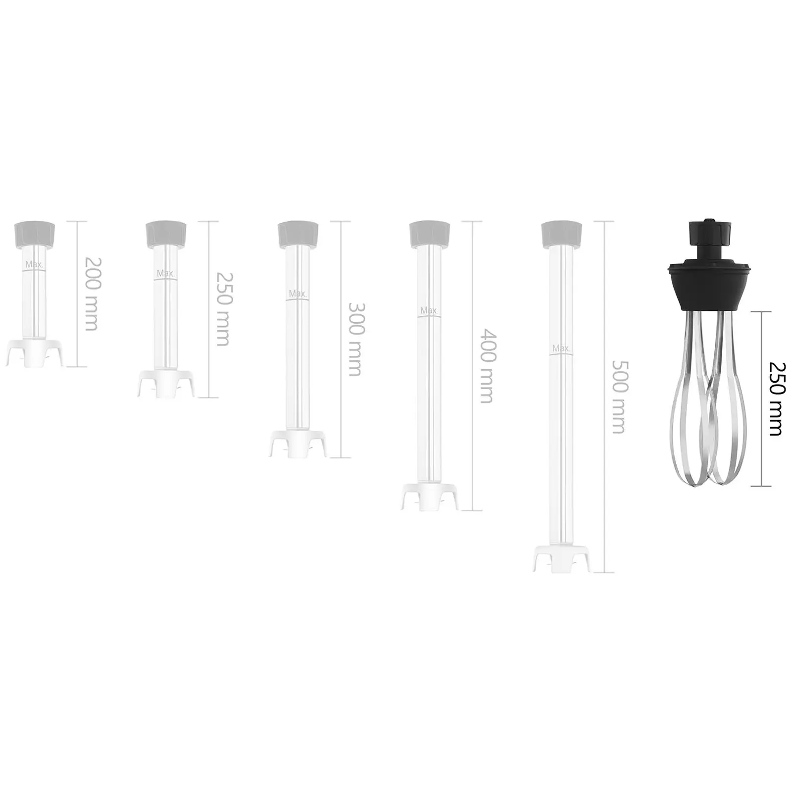 Fouet mixeur - 250 mm