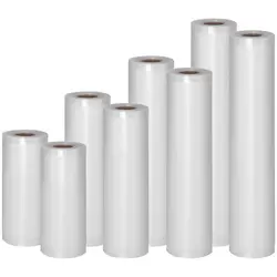Вакуумни торбички за запечатване - 8 ролки - 48 м - 15 до 30 см