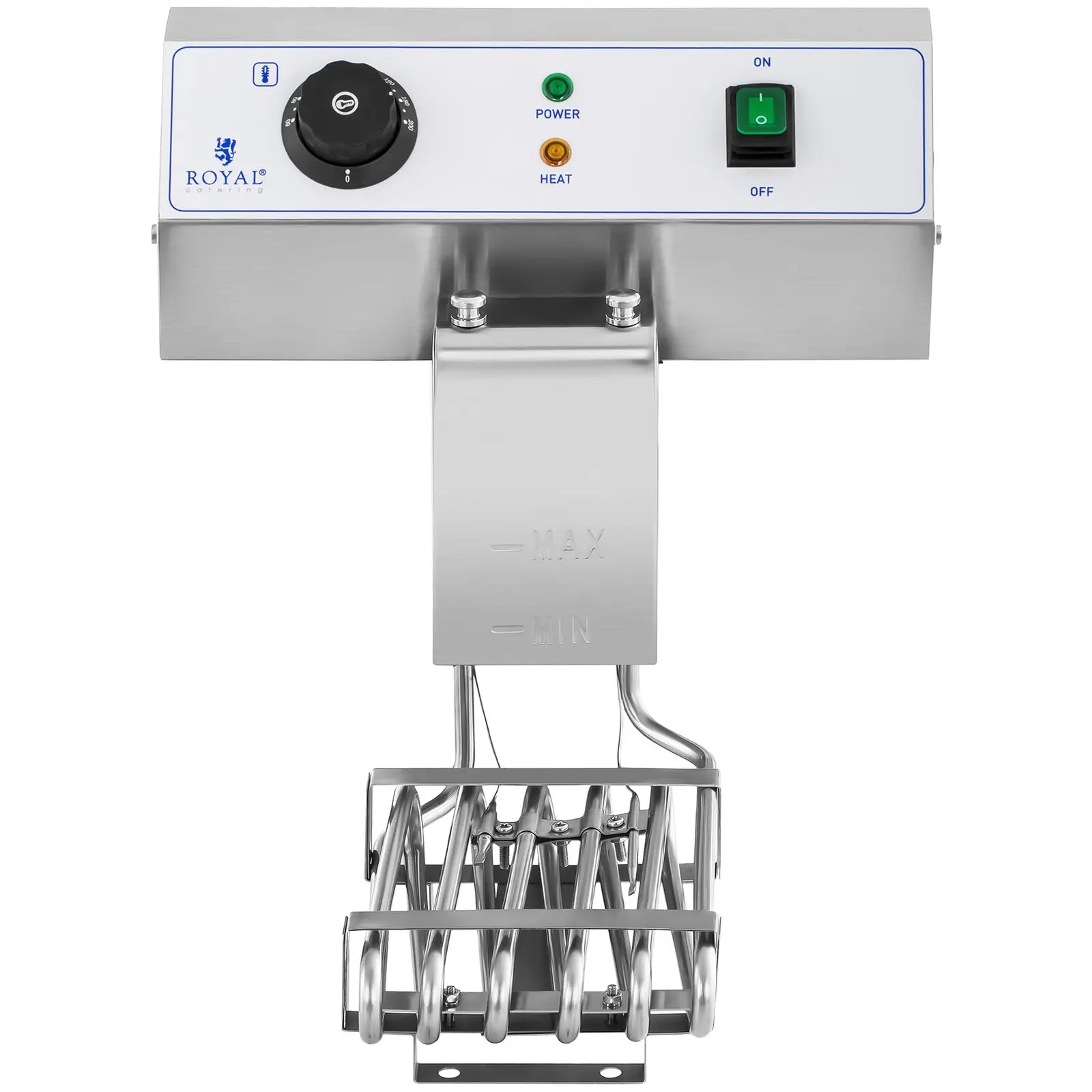 Elektrická fritéza - 10 l - 3 000 W - vypouštěcí kohout - Royal Catering (Časovač: Ne)