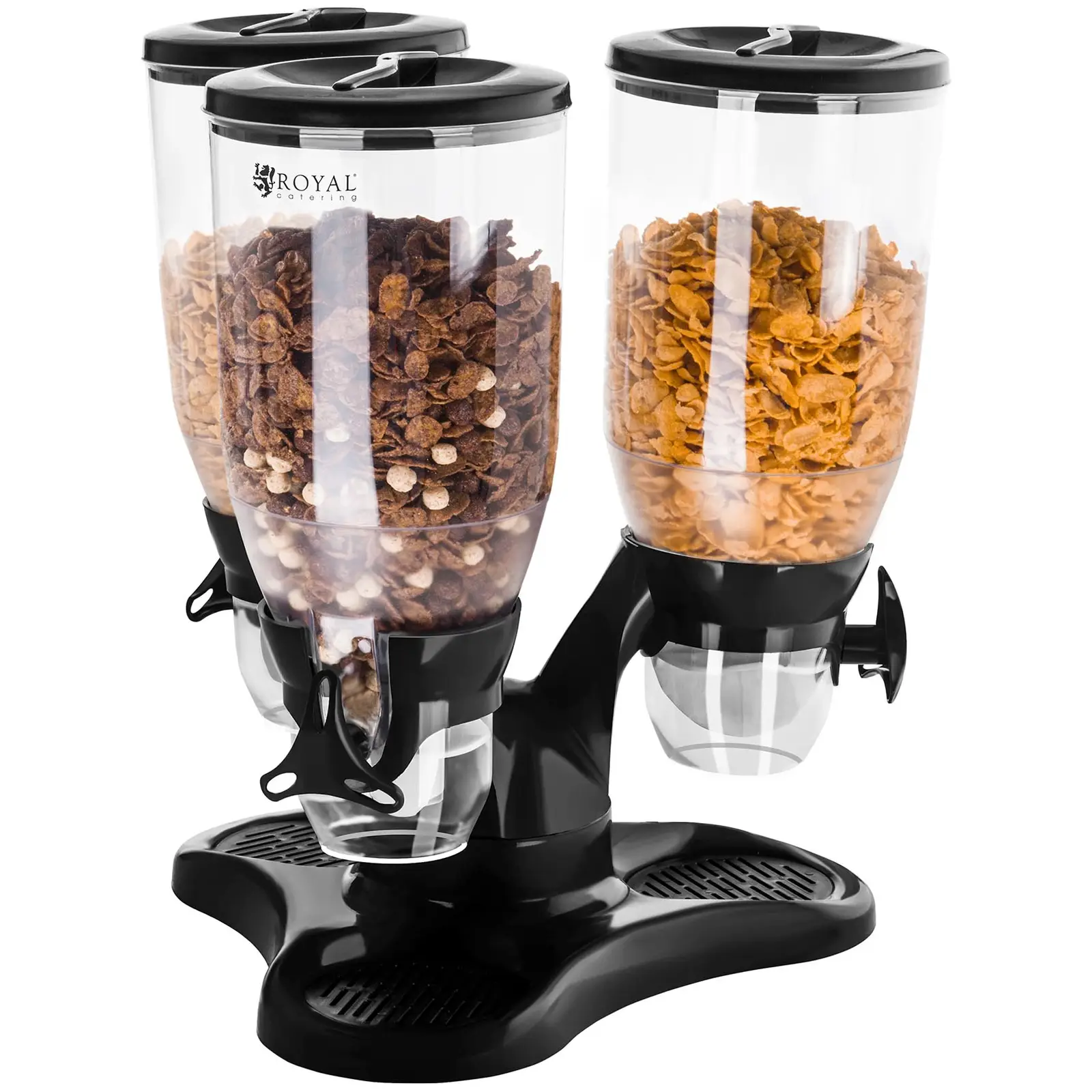 Dispenser per cereali triplo - 9 Litri