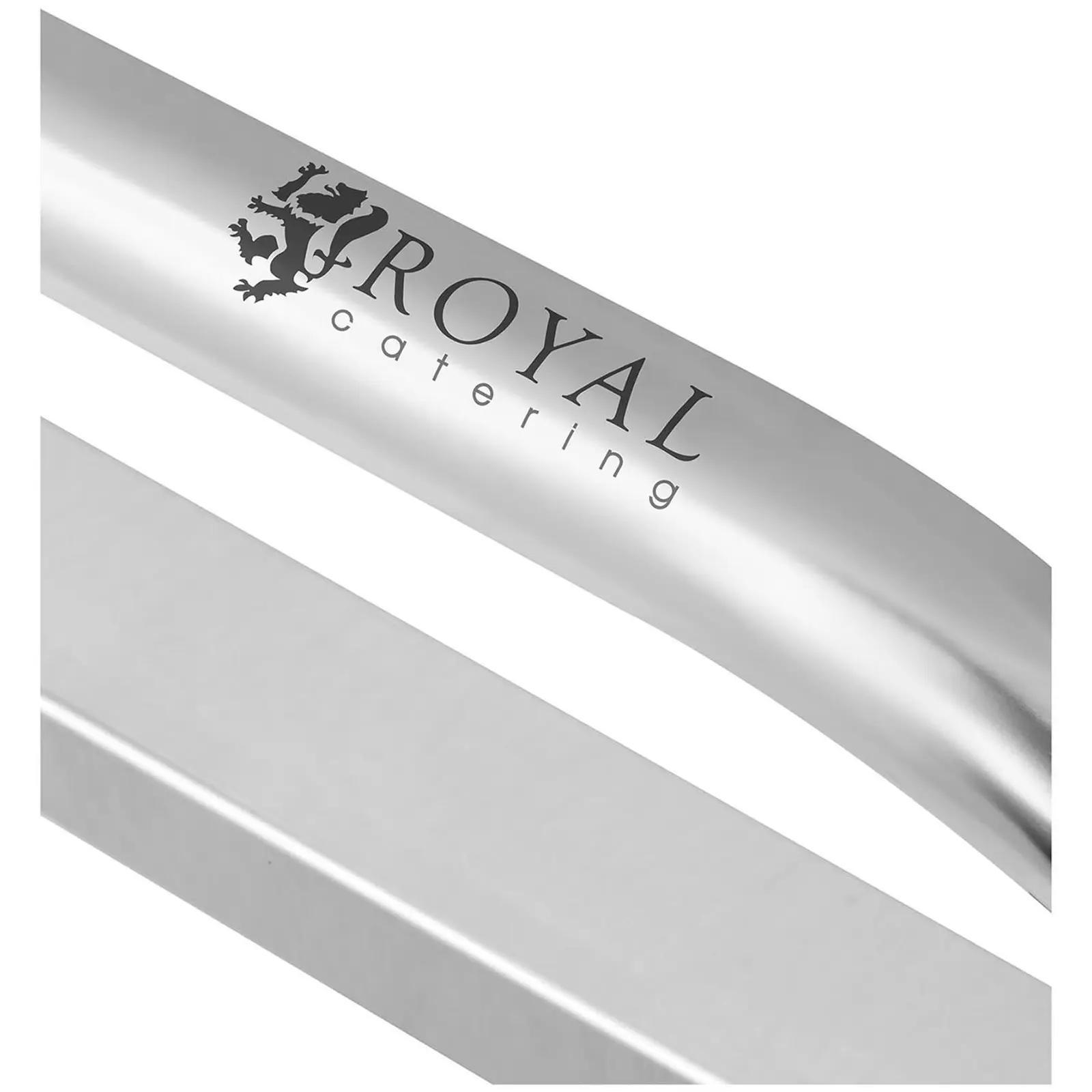 Tarjoiluvaunu - ruostumaton teräs - 5 tasoa - tasot: 82 x 50 cm - 300 kg - Royal Catering (Törmäyssuojaus: Kyllä)