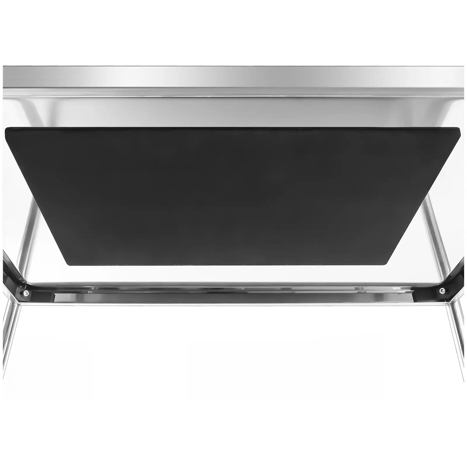 Tarjoiluvaunu - ruostumaton teräs - 5 tasoa - tasot: 82 x 50 cm - 300 kg - Royal Catering (Hyllytasojen välinen etäisyys: 270 cm)