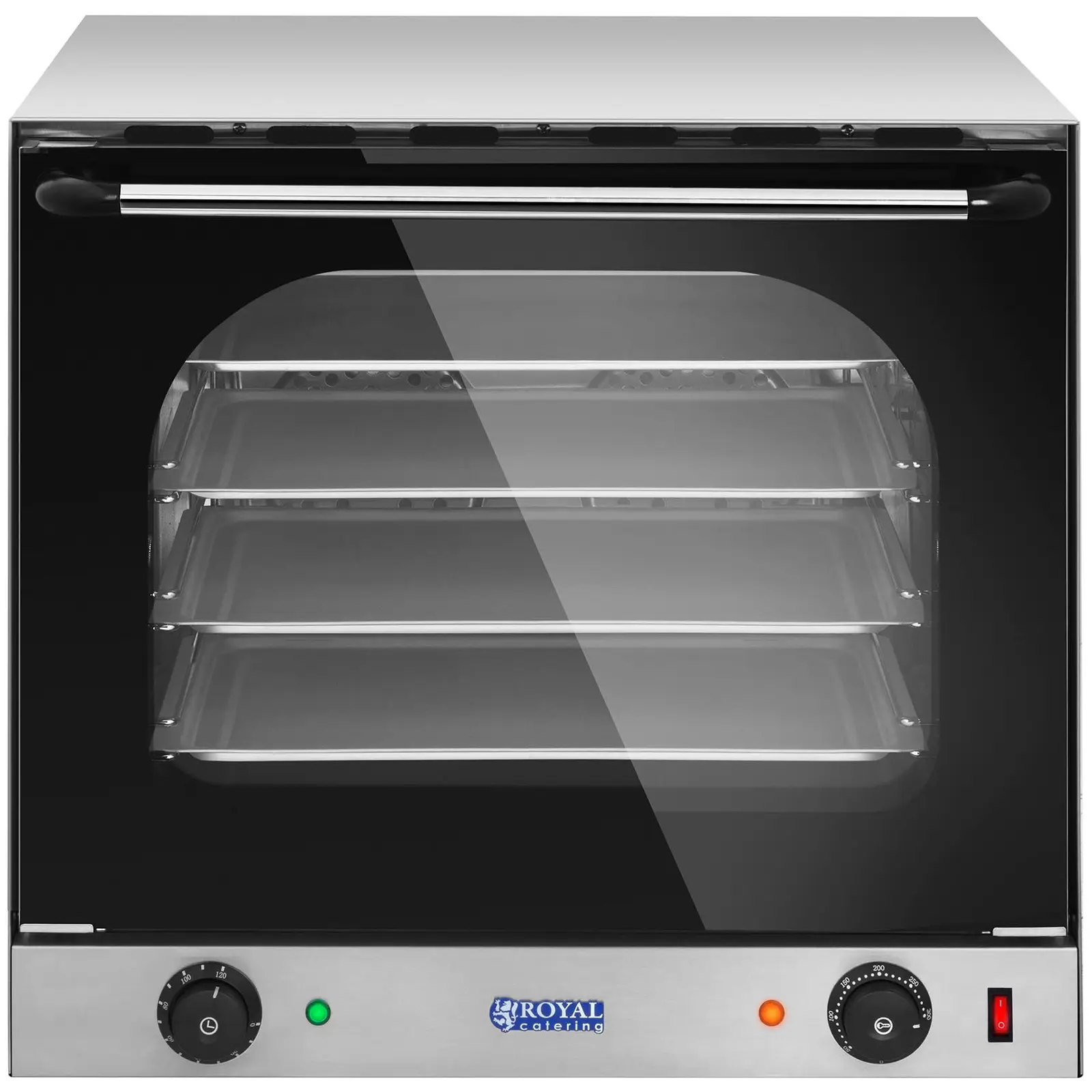 Countertop Convection Oven - Timer - Incl. 4 Plates