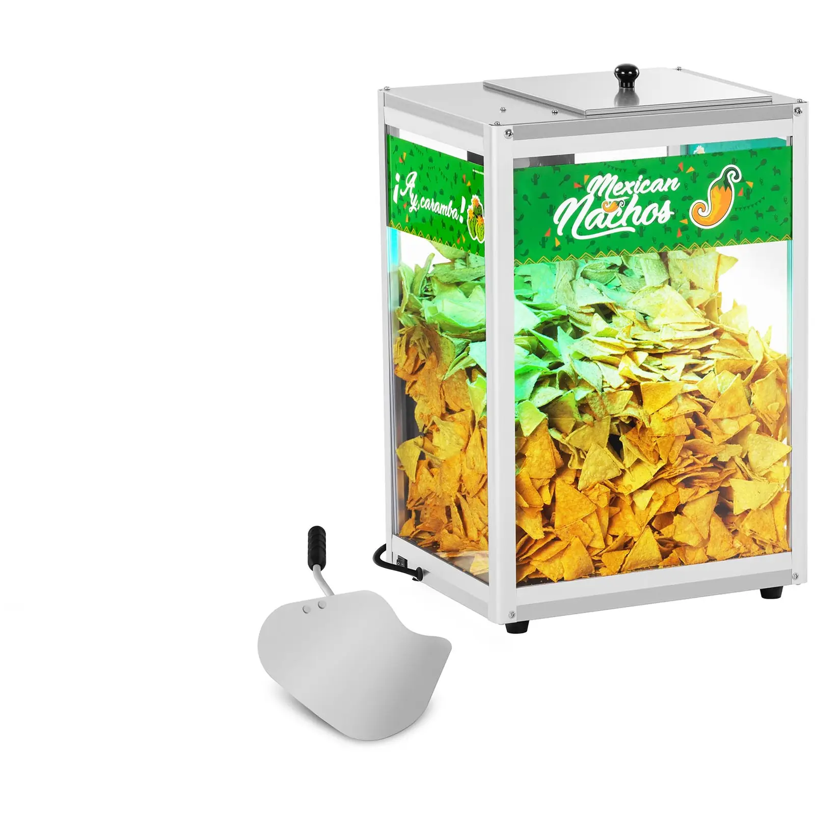 Zásobník-ohřívač na nachos 109 W LED RGB podsvícení - Nachos ohřívače Royal Catering