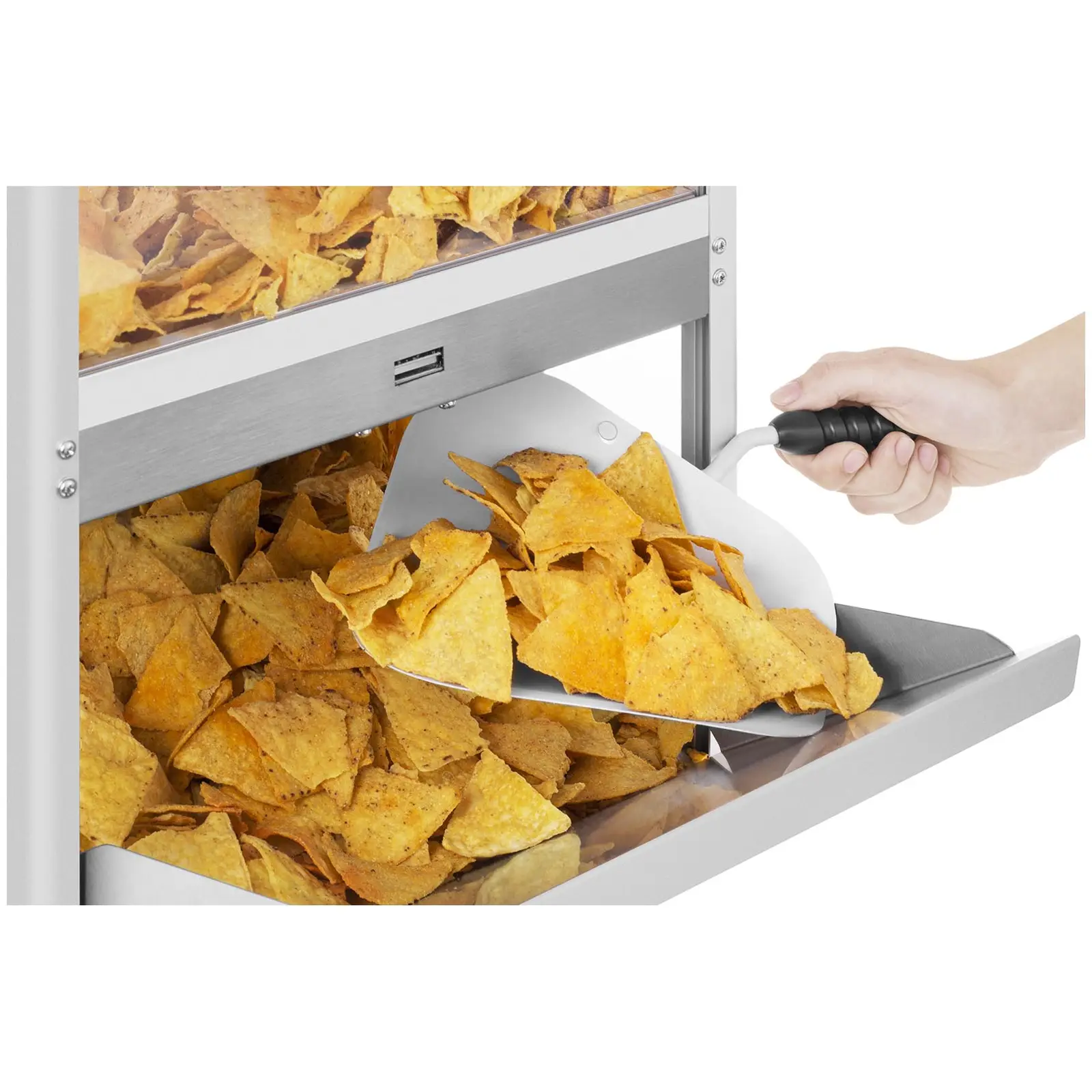 Zásobník-ohřívač na nachos - 109 W - LED RGB podsvícení (Objem: 11 l)