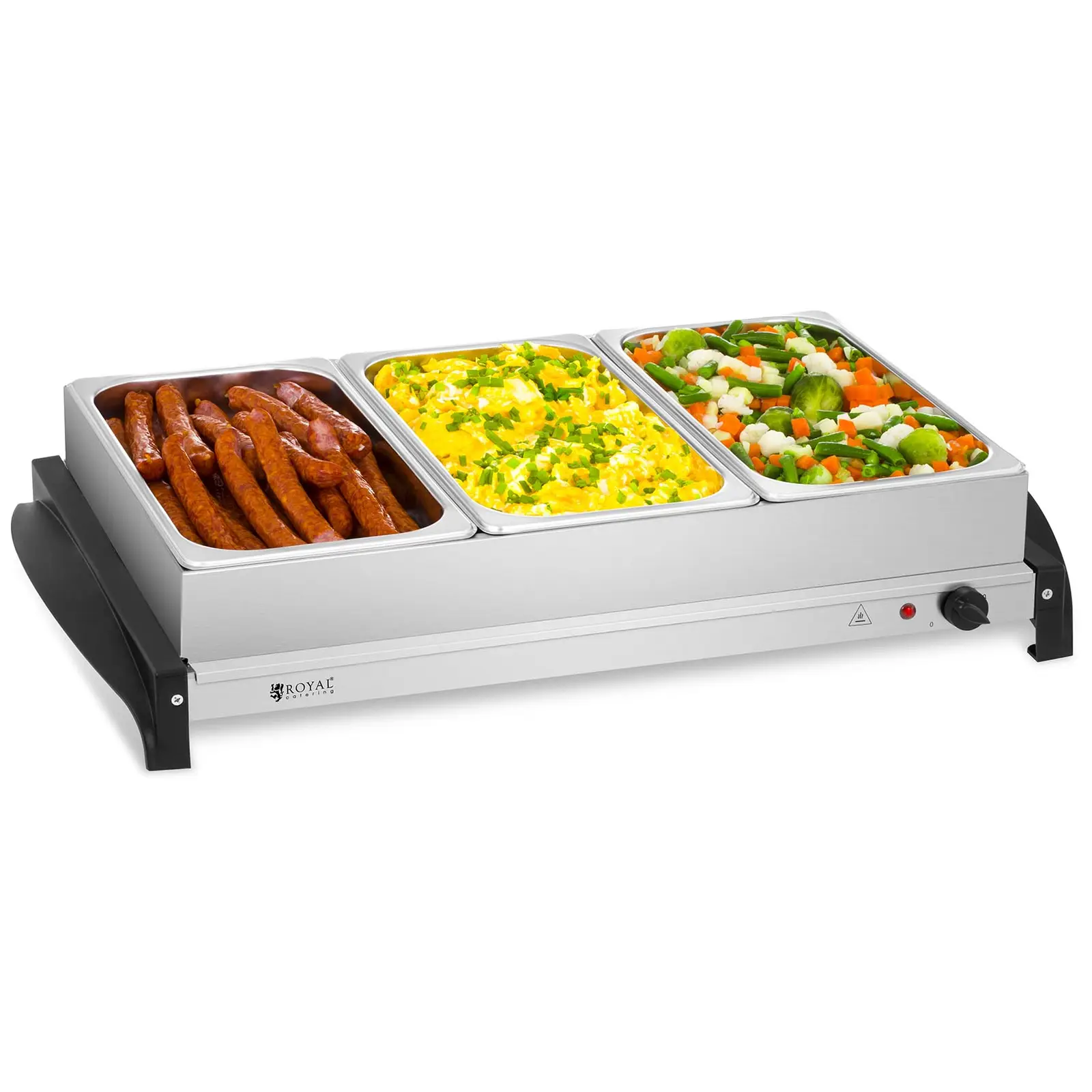 Bufetový ohřívač 3 x 2 litry 400 W - ohřevné desky Royal Catering